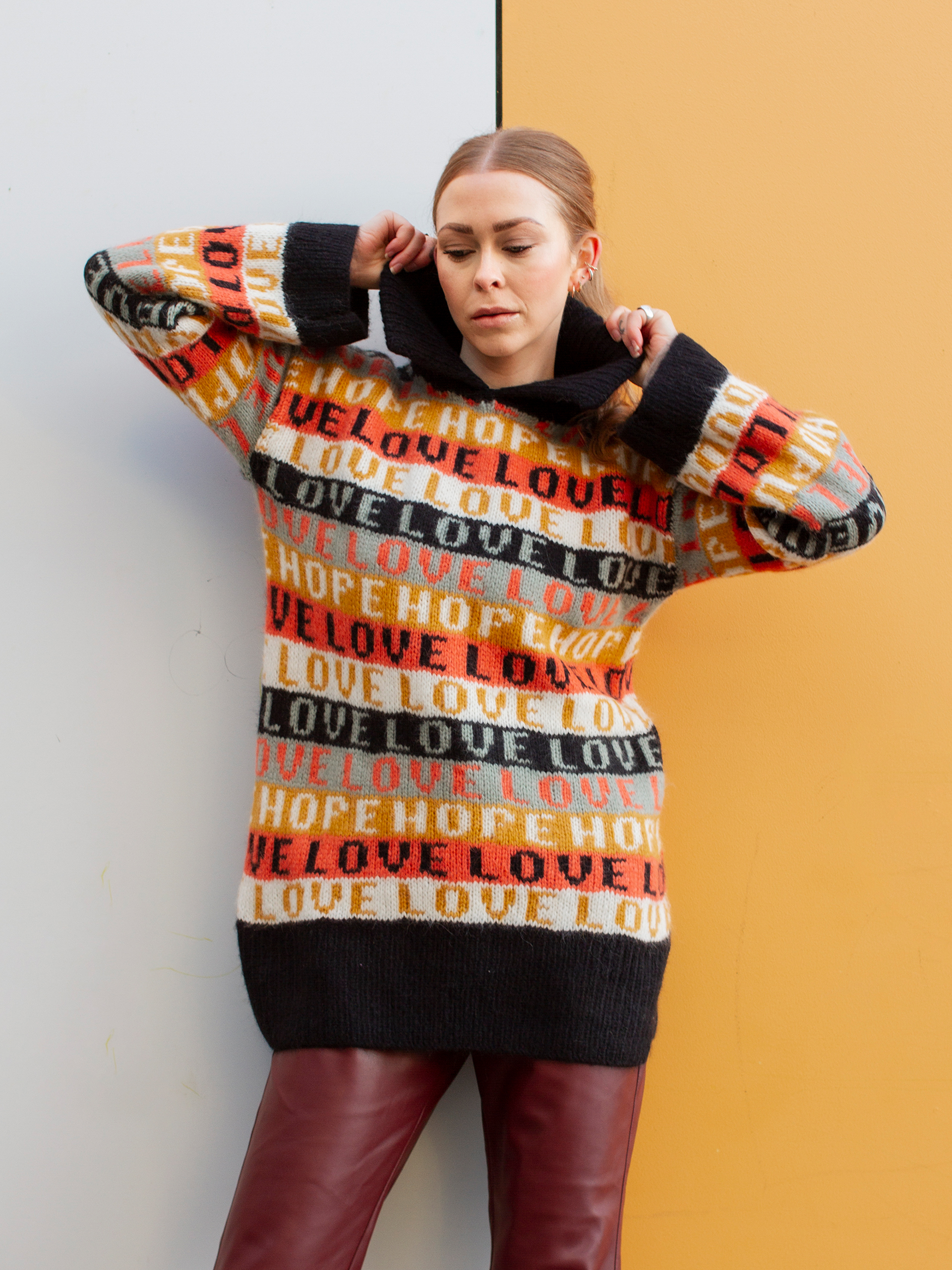321K-05c LOVE-HOPE sweater