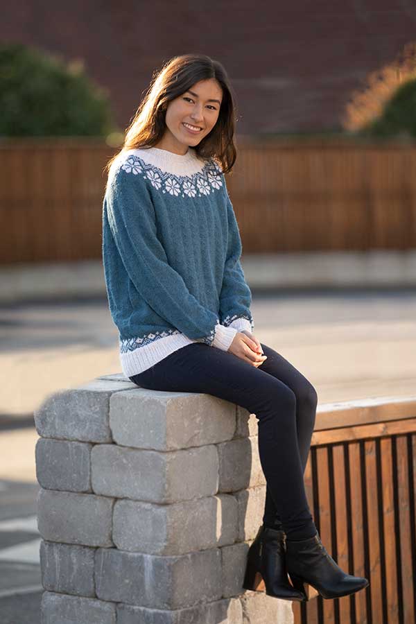 69131 Lydia sweater petrol