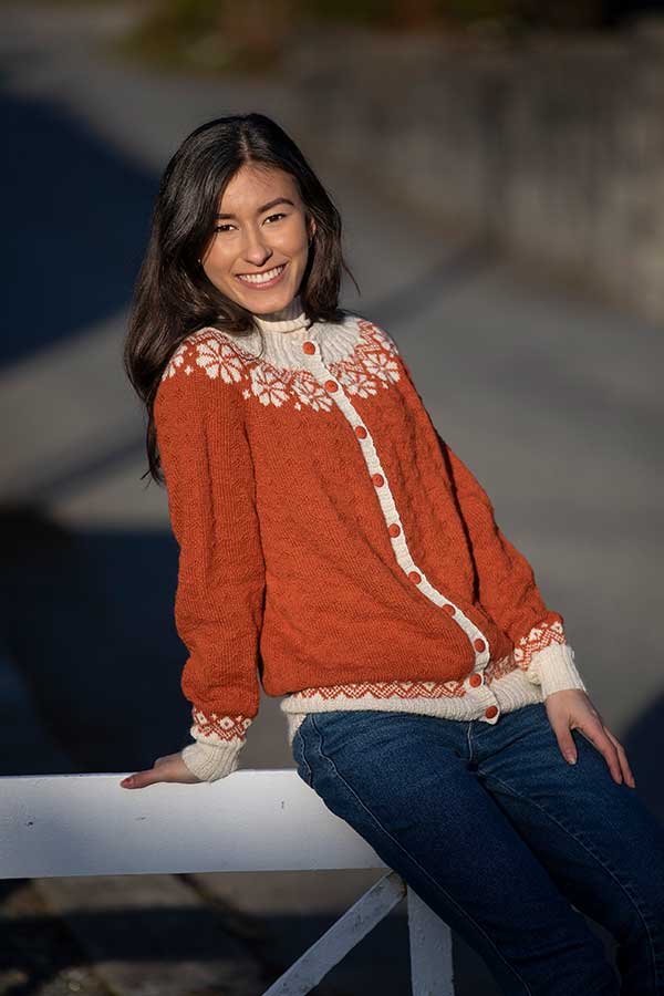 Lydia jakke brent orange