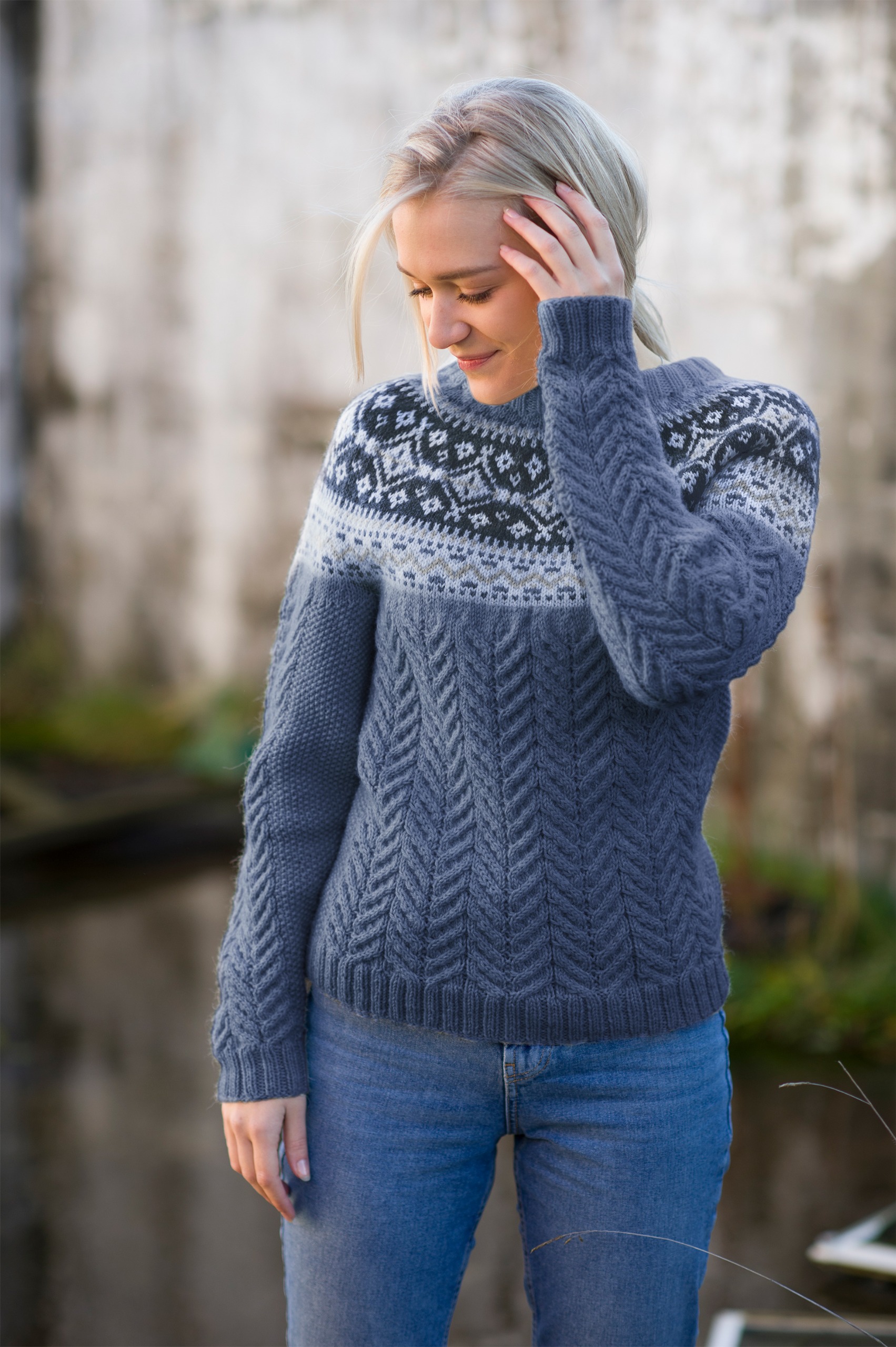 Marlene trøje denim