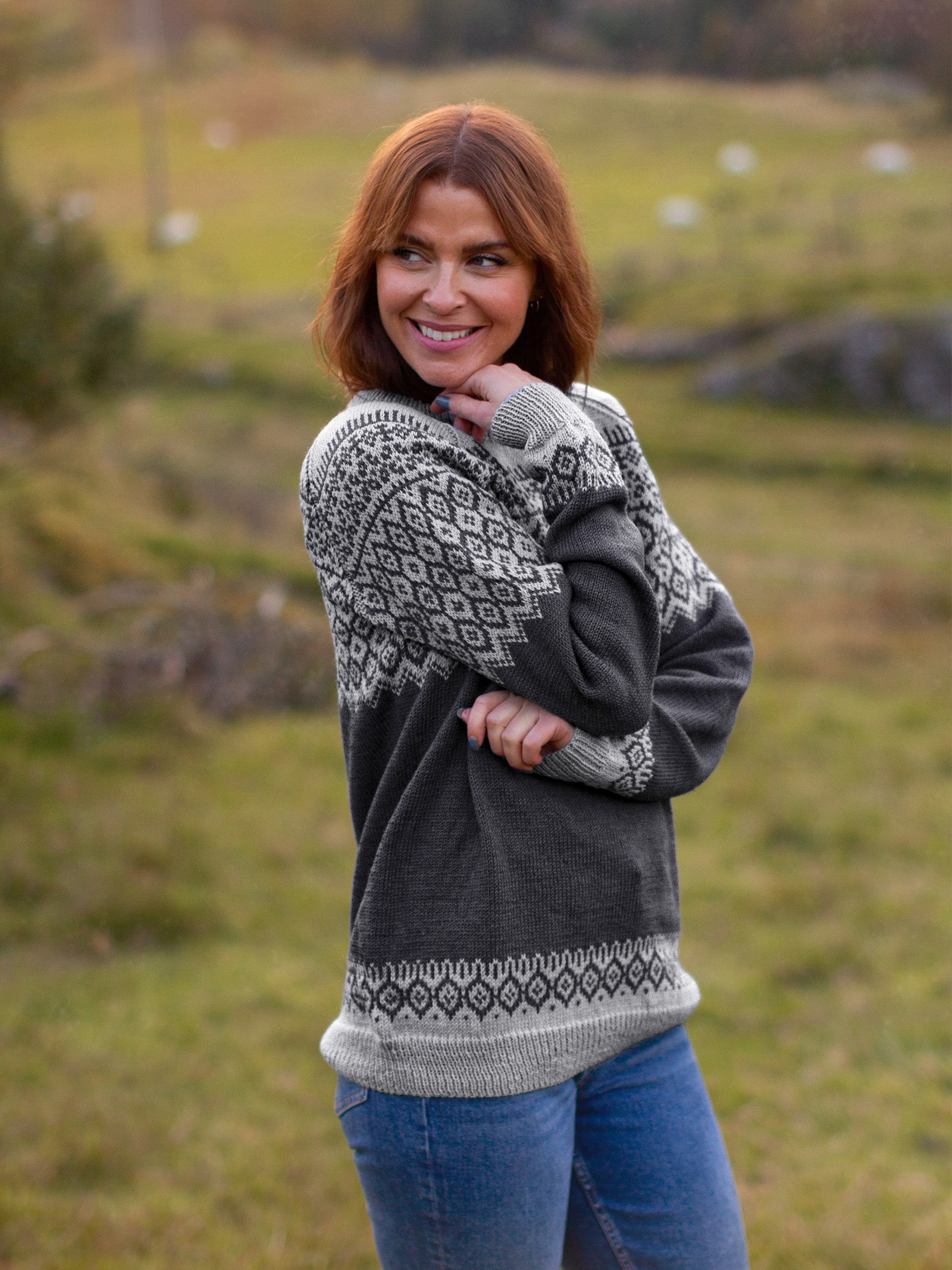 MATJA genser dame koksgrå