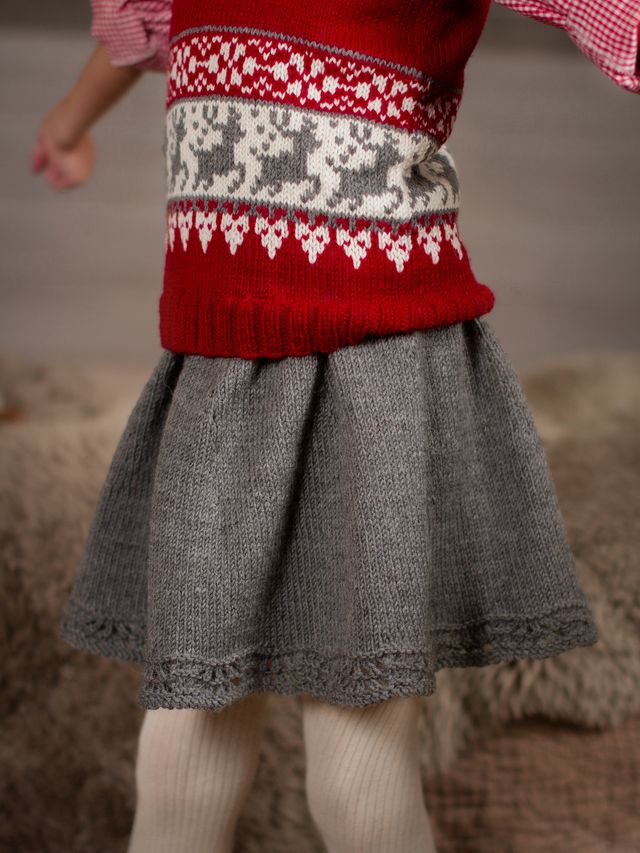 MIMMIS danseskørt gråmeleret