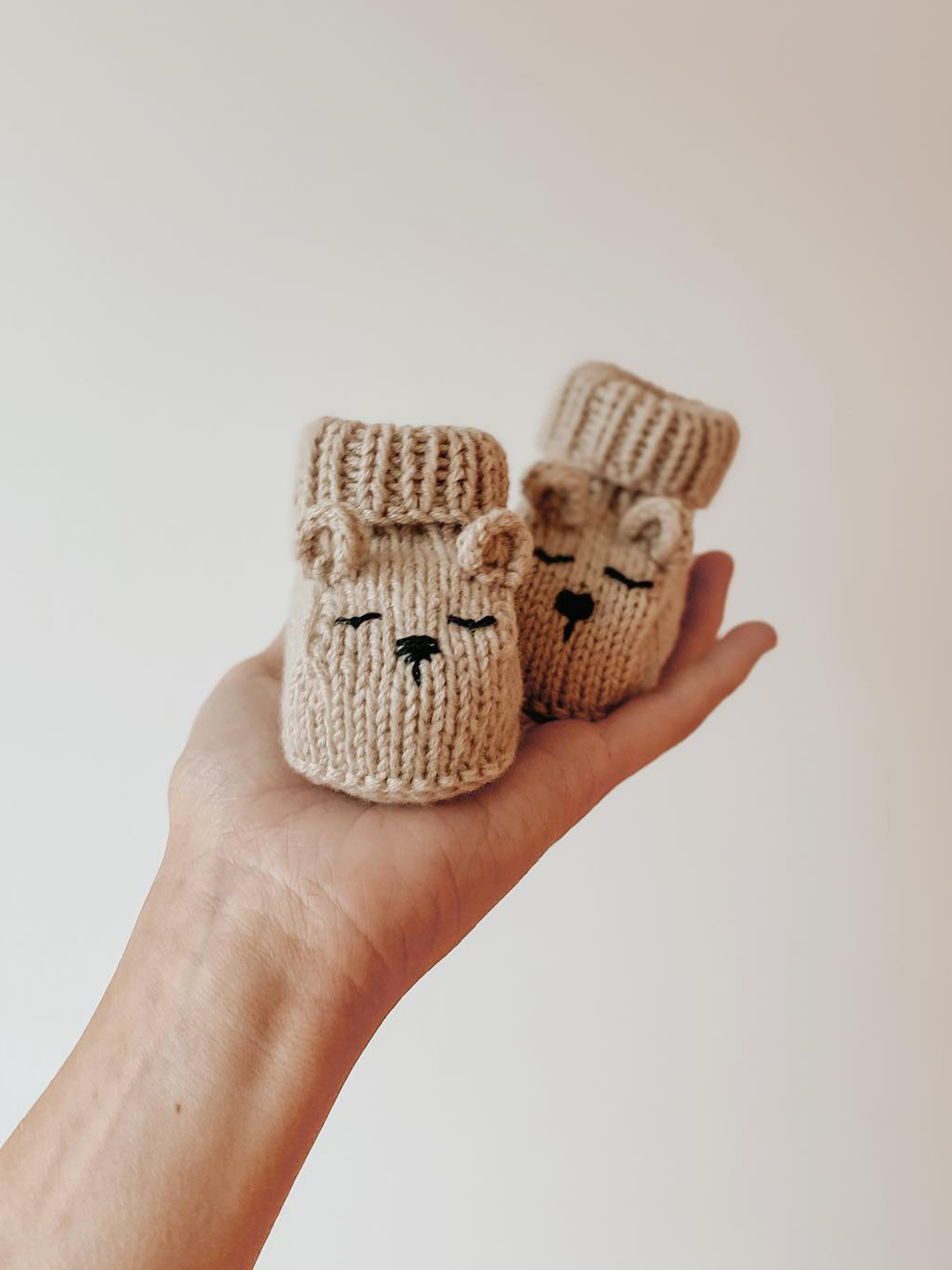 MINI BJØRN TØFLER desert