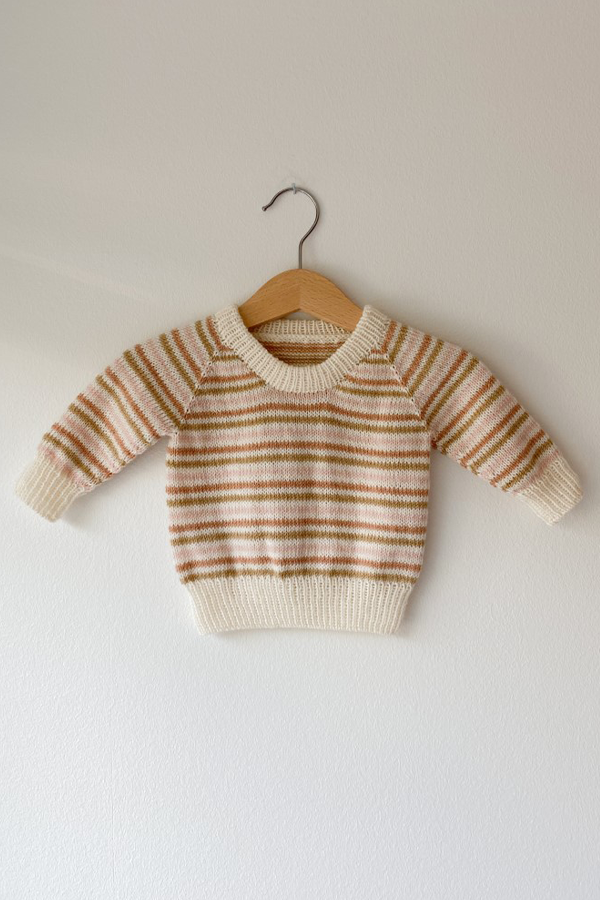 MINISTRIPE SWEATER dusty pink