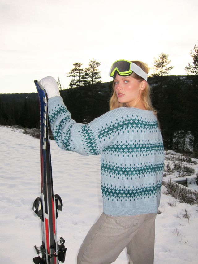 521TS-03c SANDOK mønster bluse