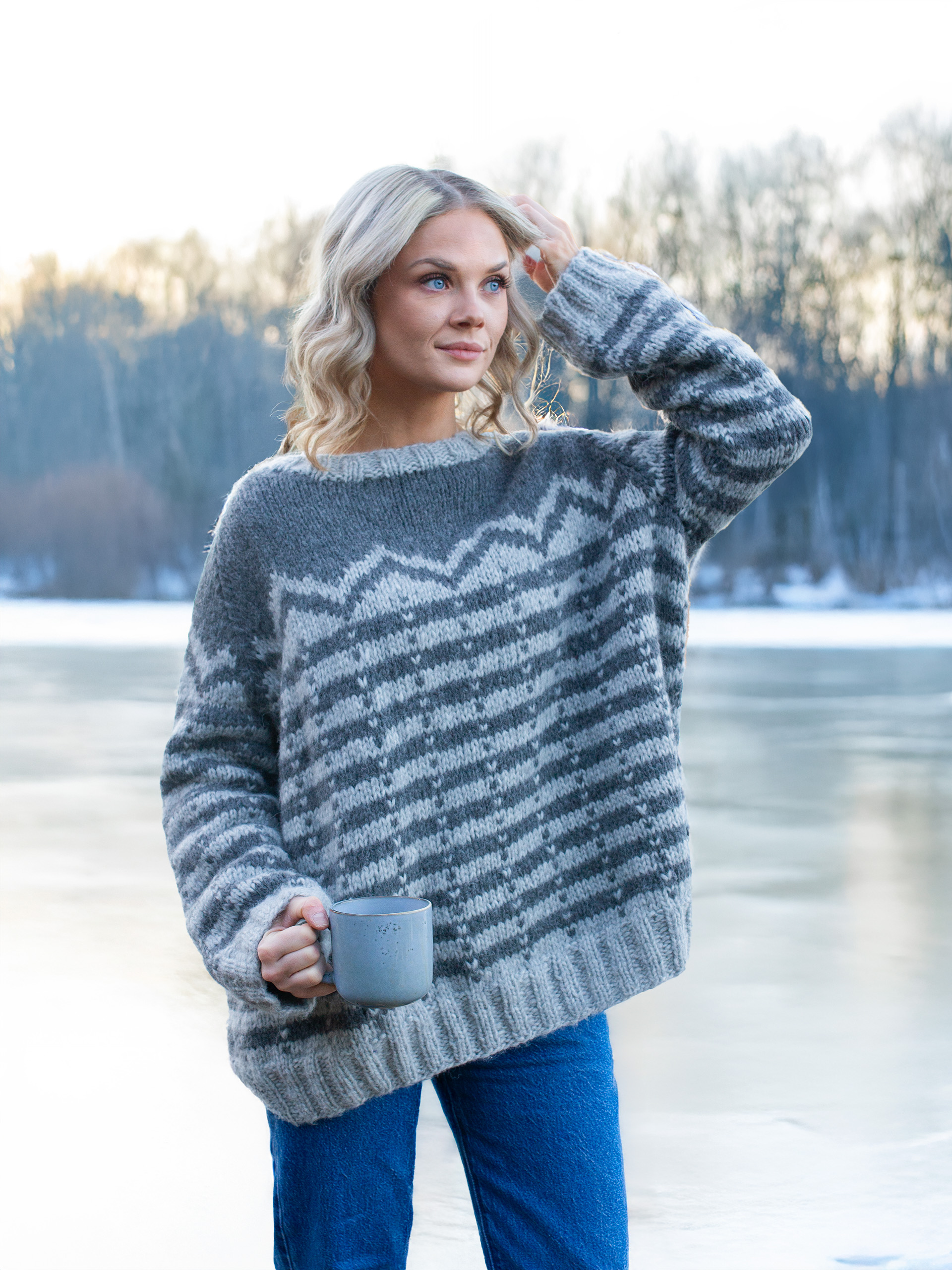 521K-13a MYRA sweater dame