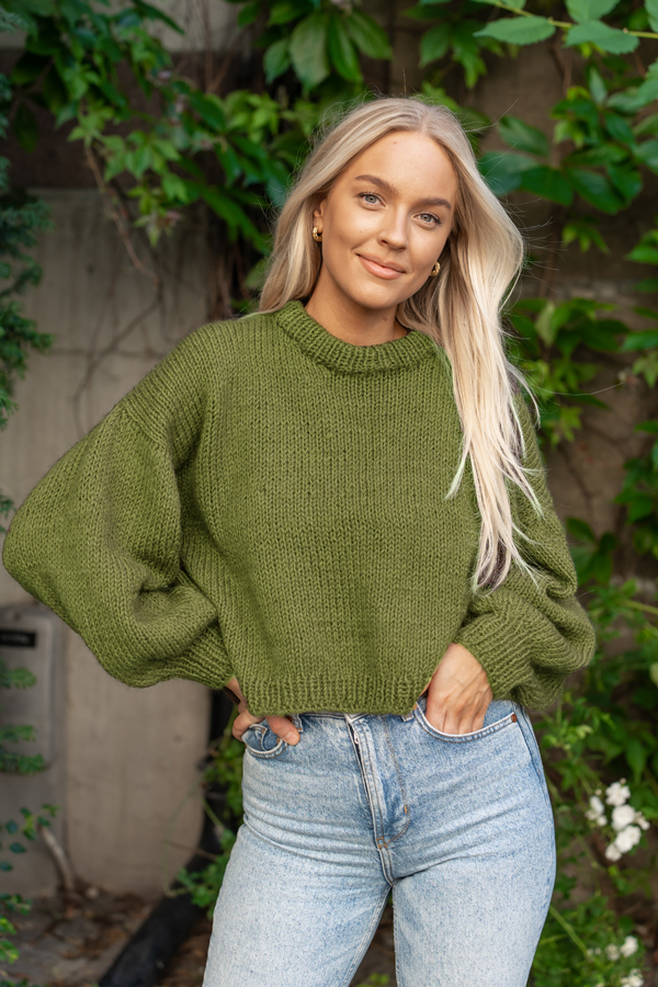 Nica sweater grøn