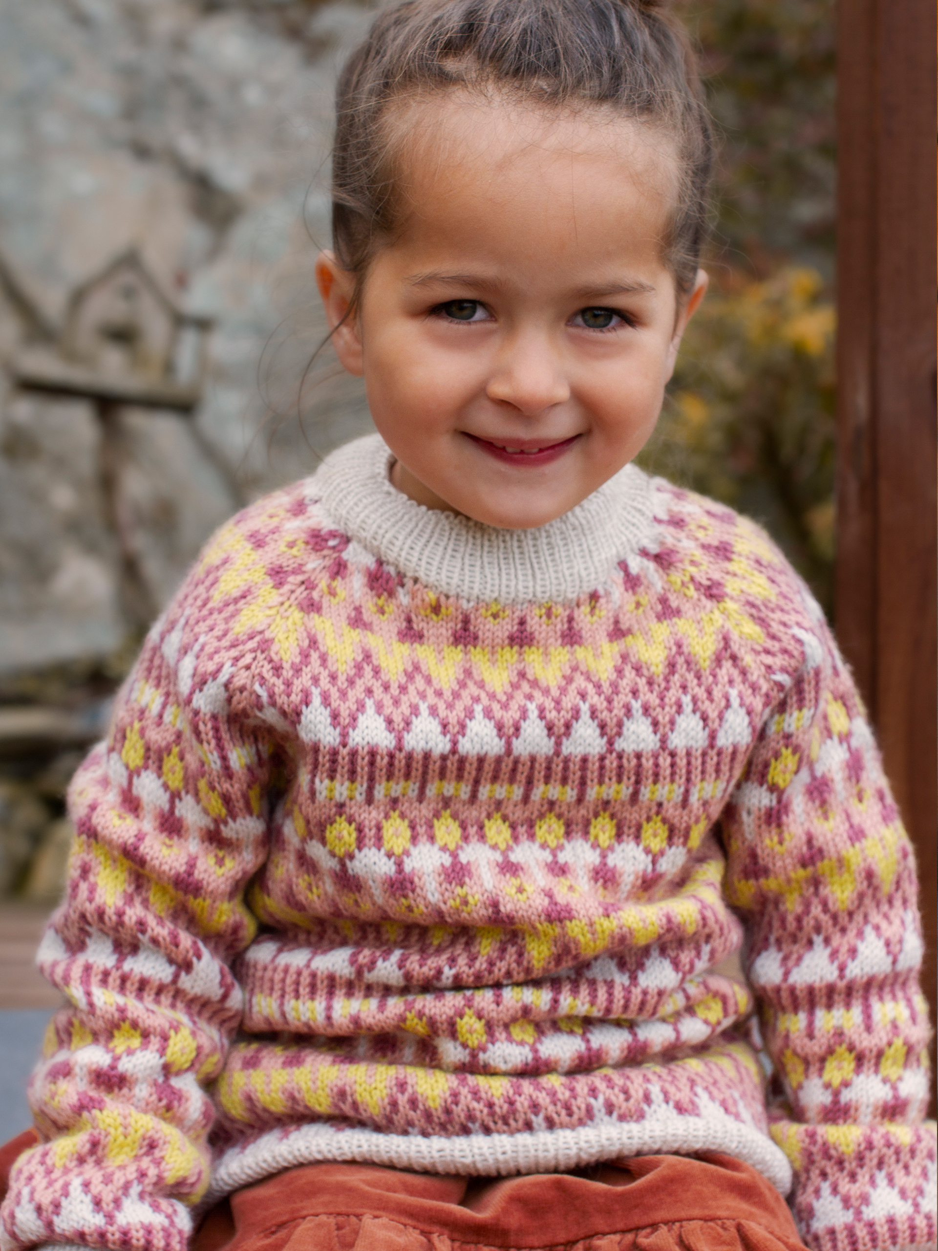 NUNA sweater dus fersken