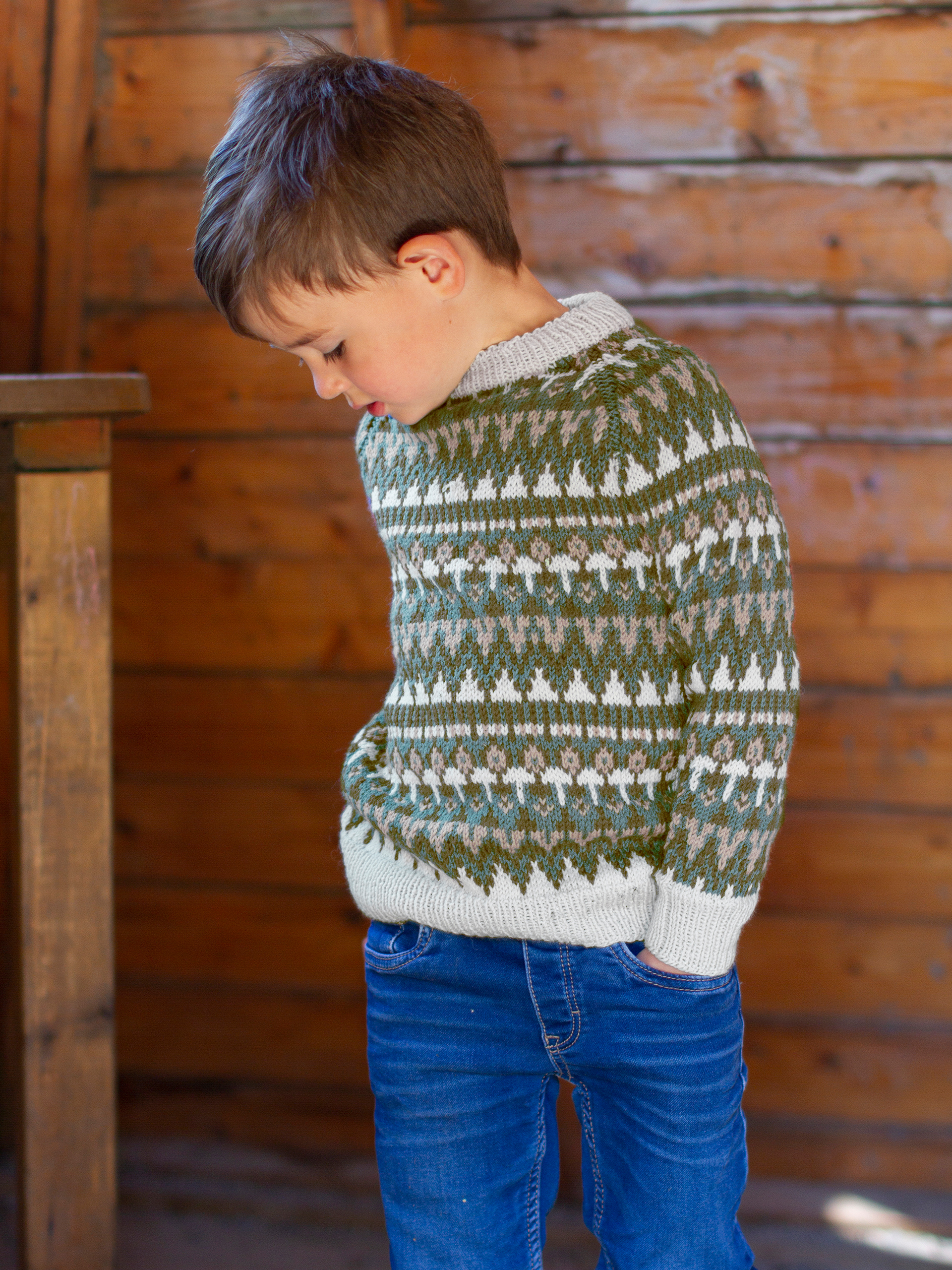 NUNA sweater grågrønn