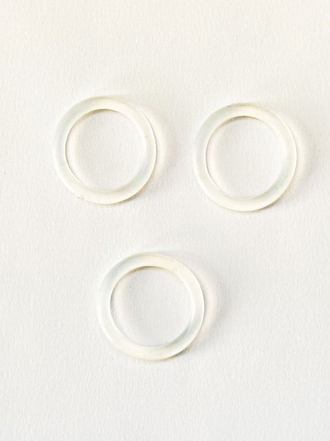 O-ring til suttesnor, transparent