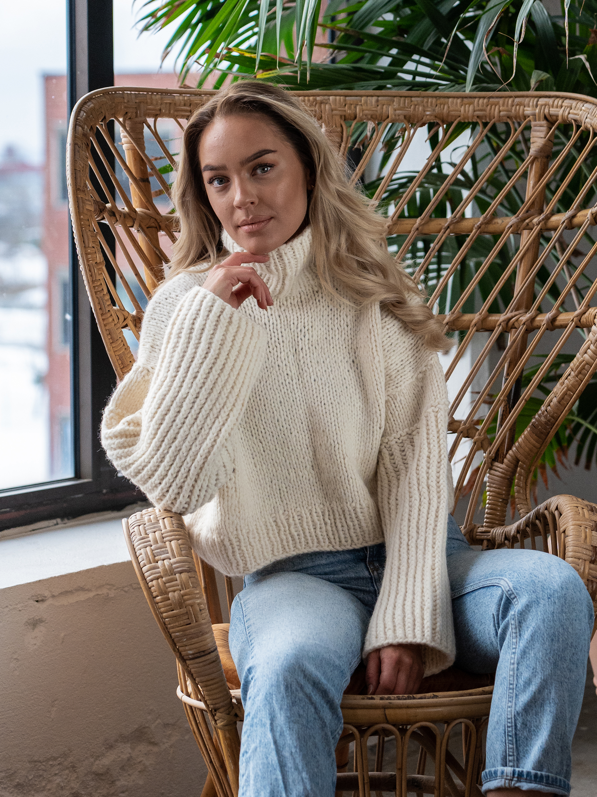 Odal sweater natur (UTGÅTT GARN)