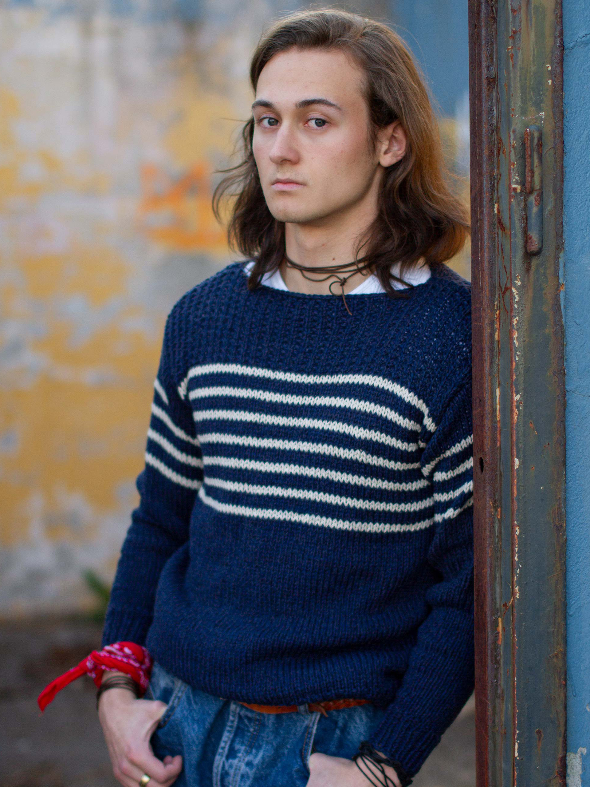 PAUL sweater marineblå