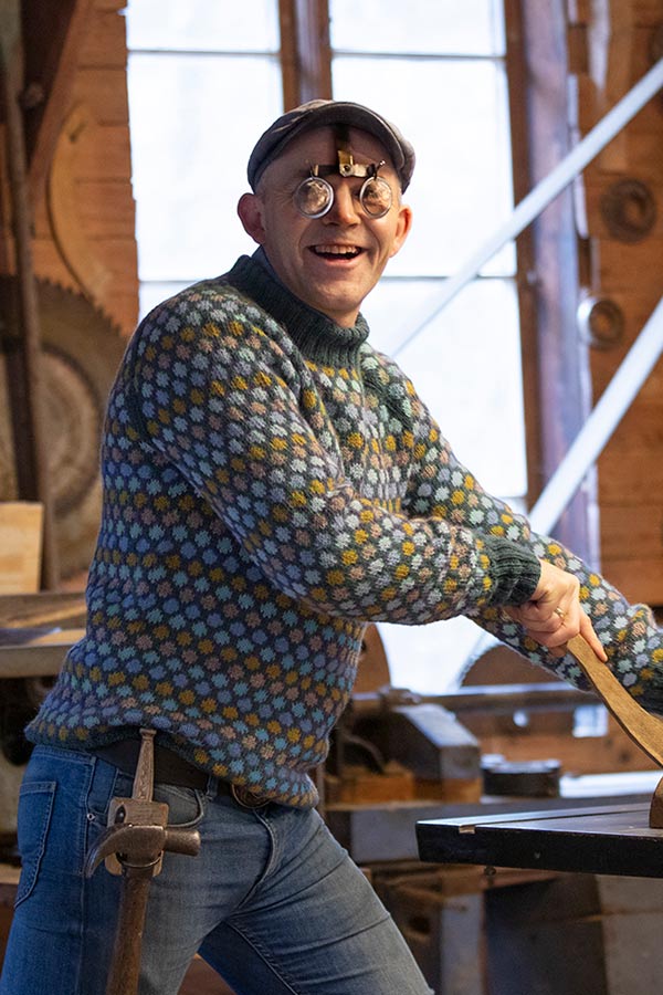 2010-1 Oppfinner sweater petrol