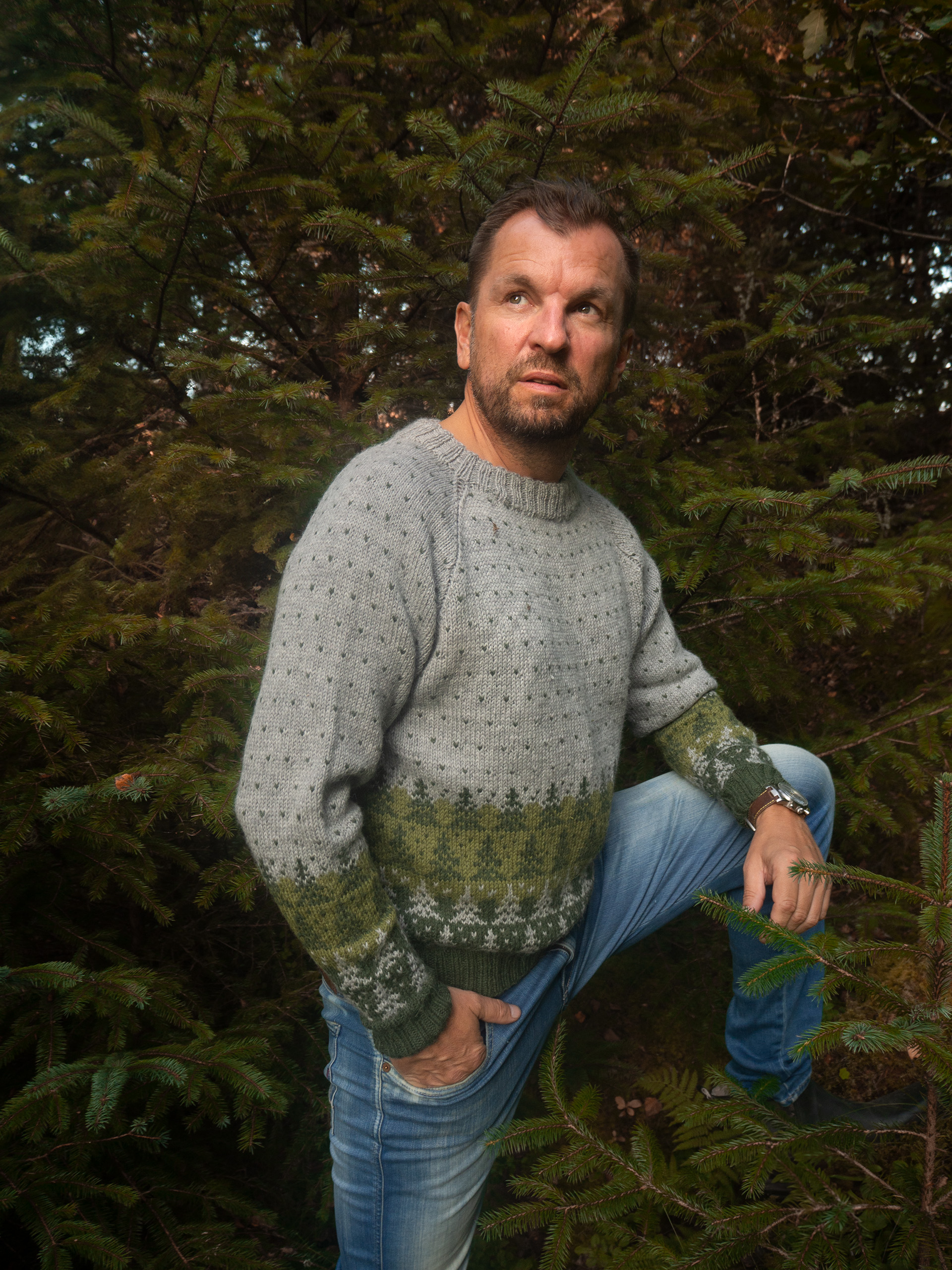 424K-04a PINEWOOD bluse herre