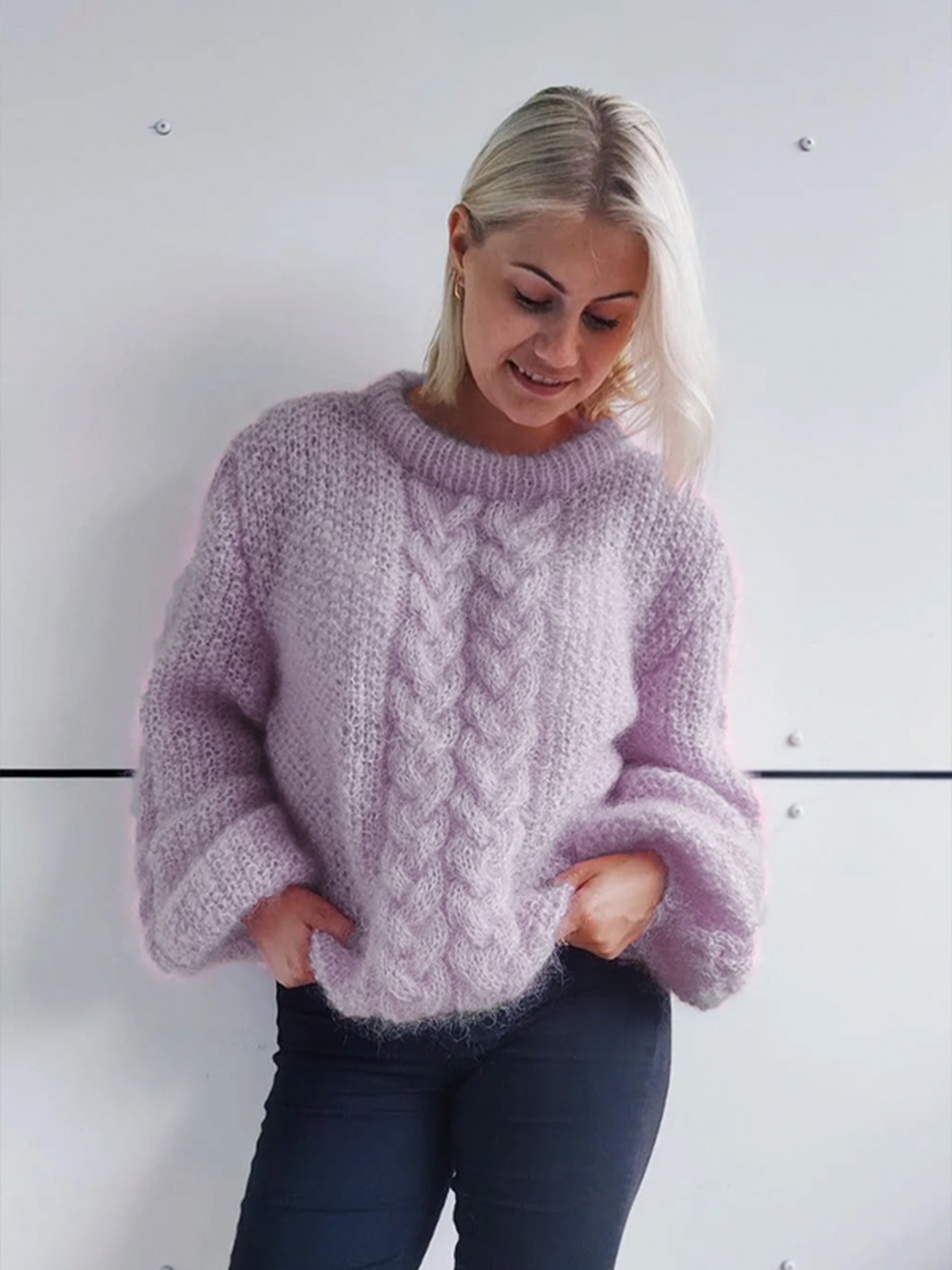 POPPY sweater lys lilla