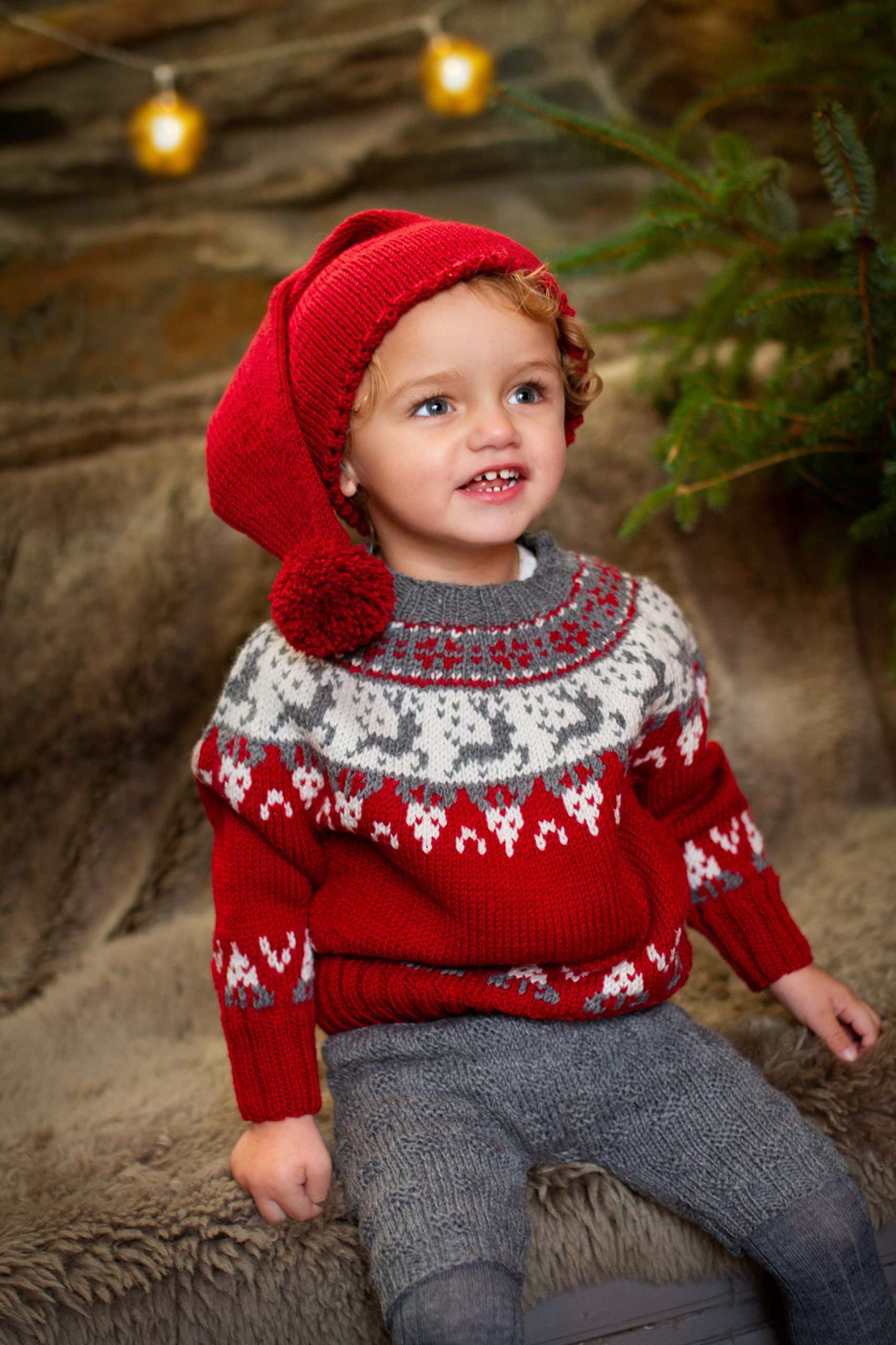 Rensdyr sweater 1-4 år