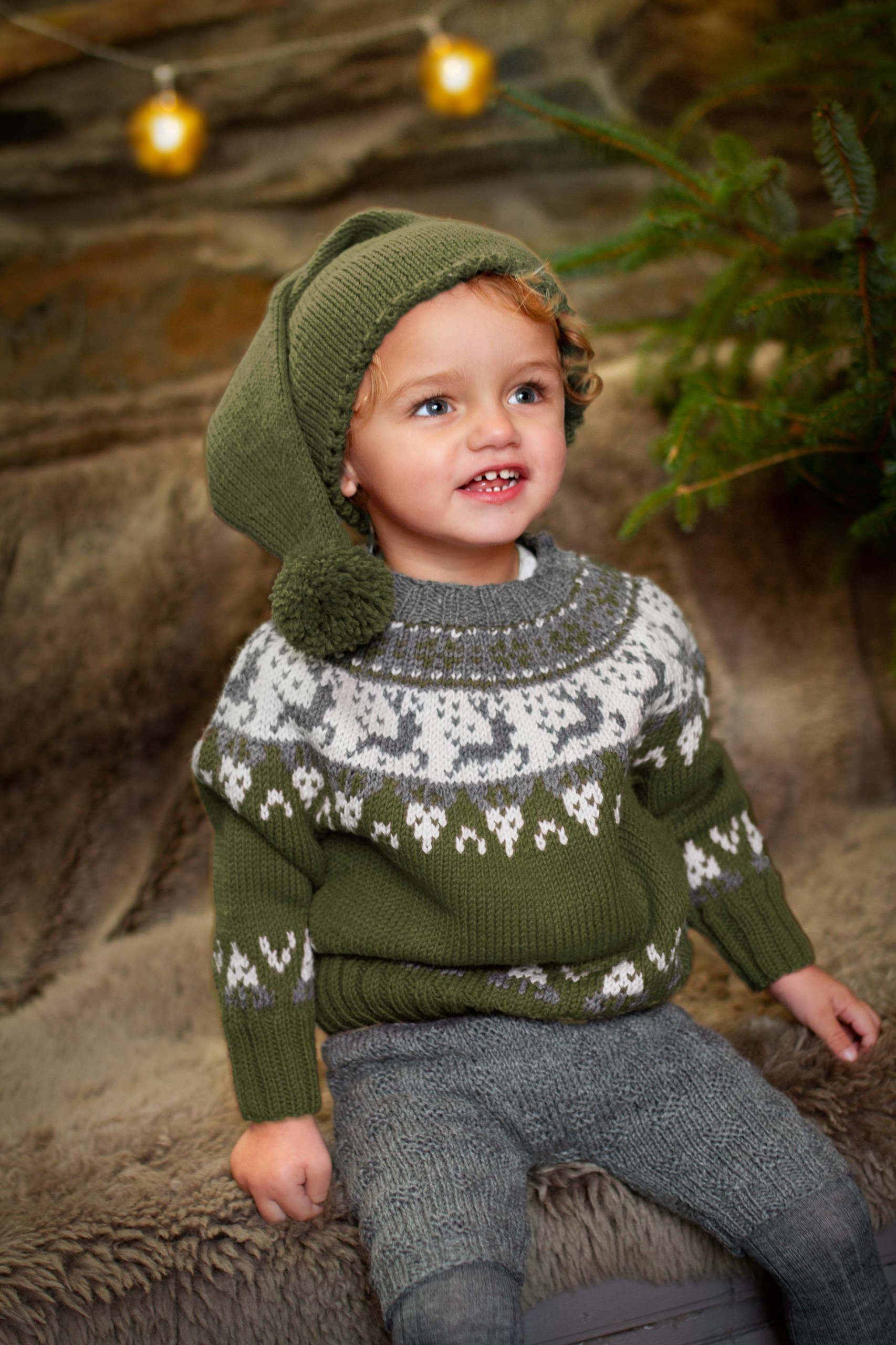 Rensdyr sweater 1-4 år