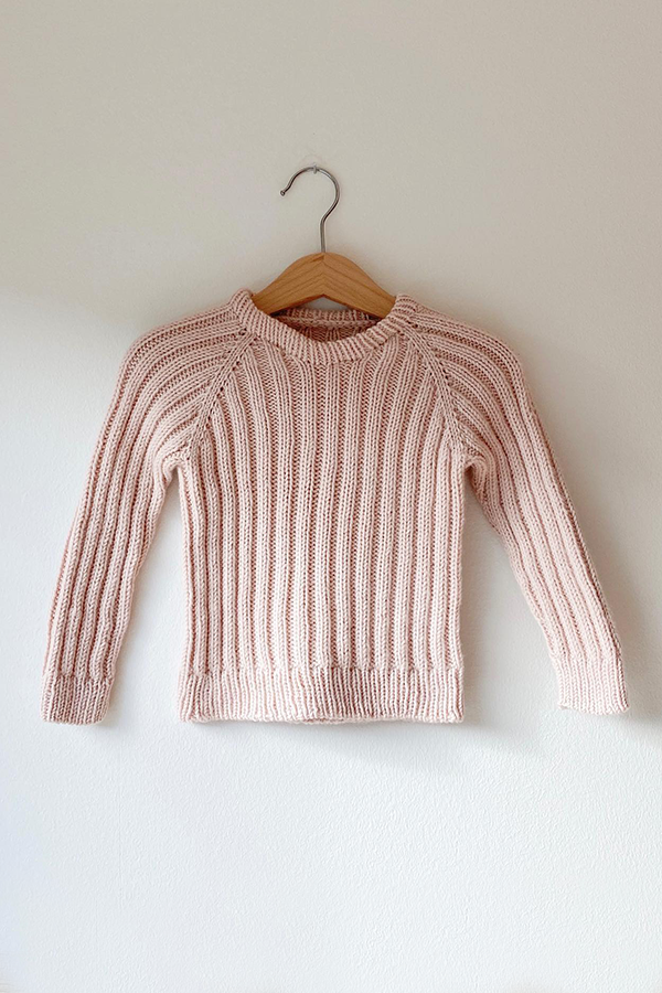 CHUNKY RIBBGENSER JUNIOR beige pink