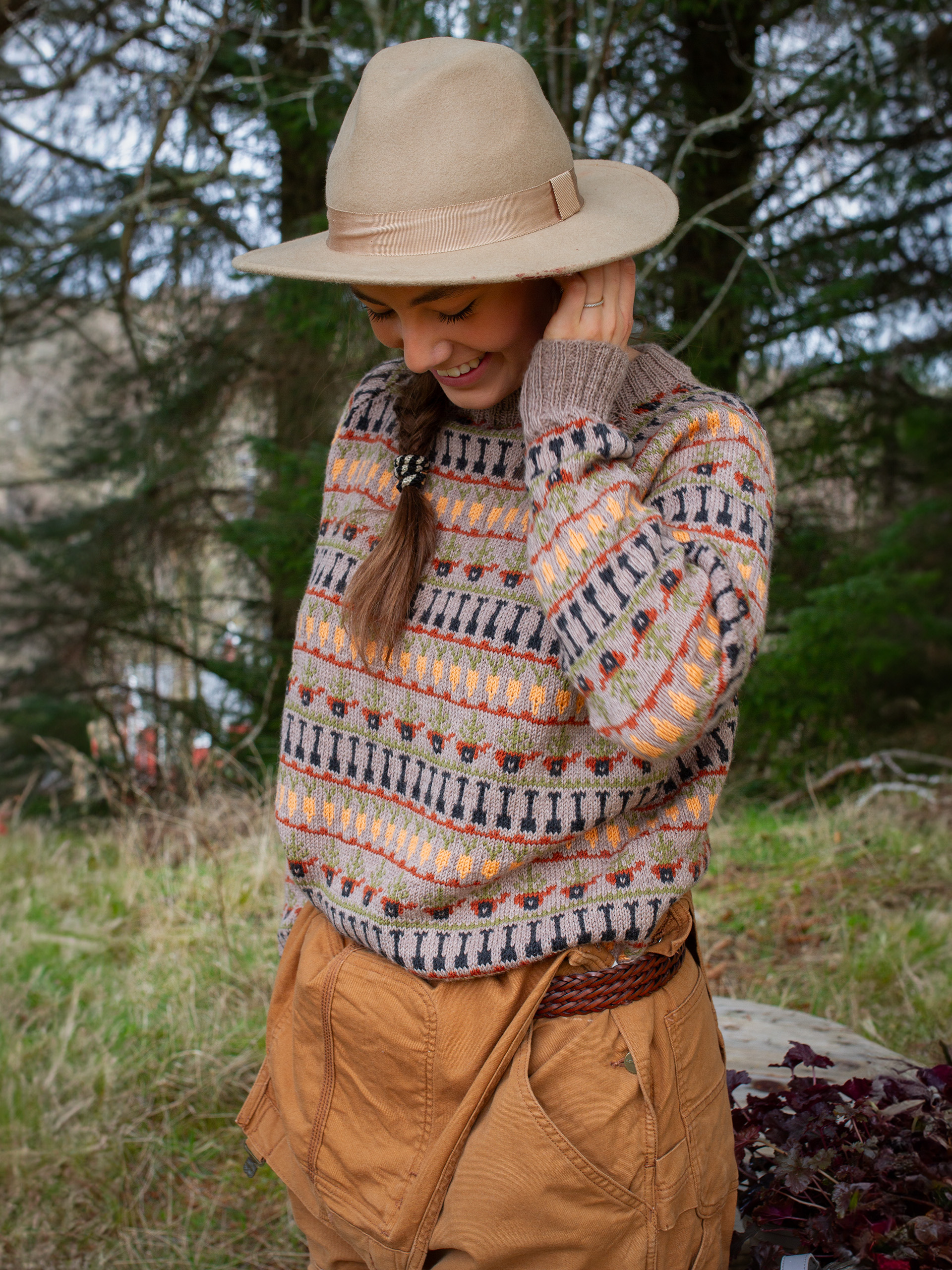 423K-08a RØTTER bluse dame