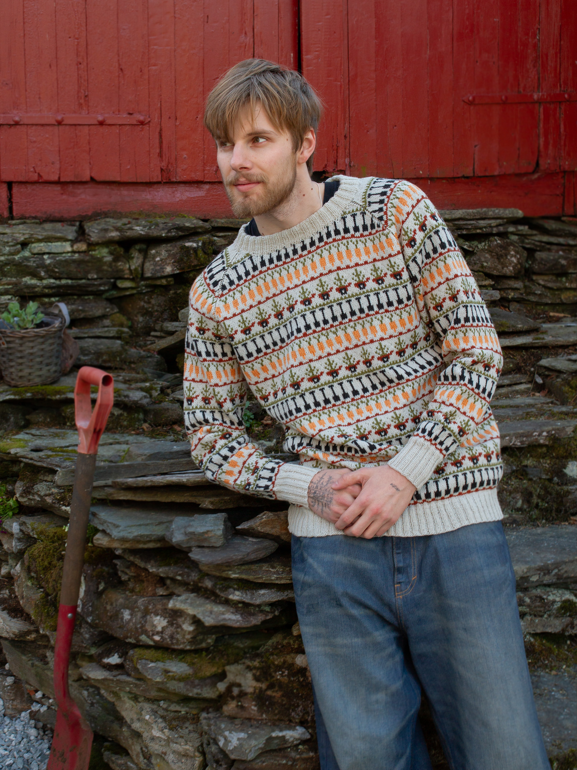 423K-09a RØTTER bluse herre