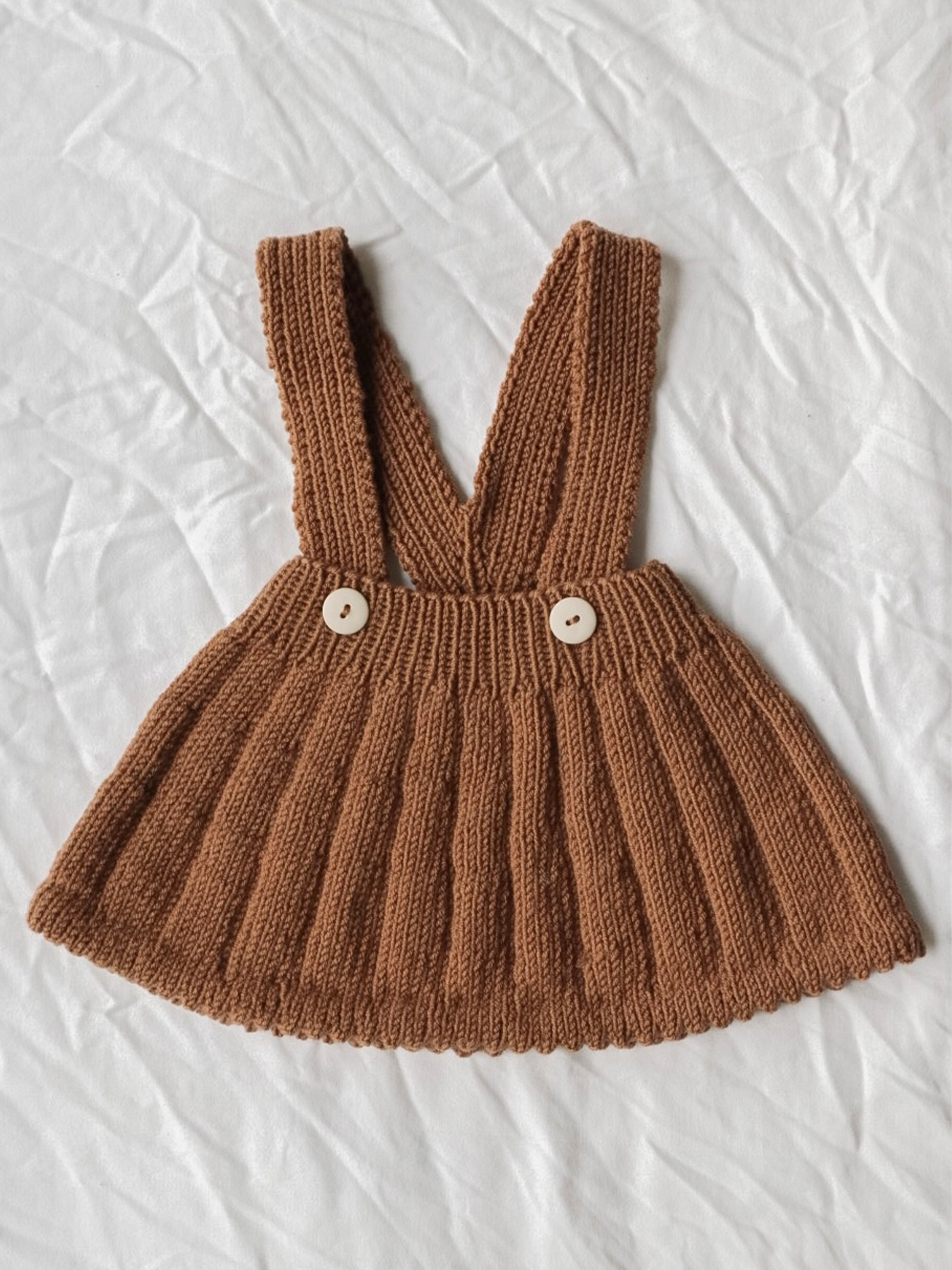 Seleskjørtet faded brown