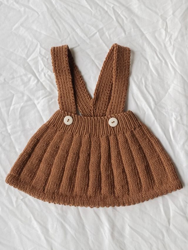 Seleskjørtet faded brown