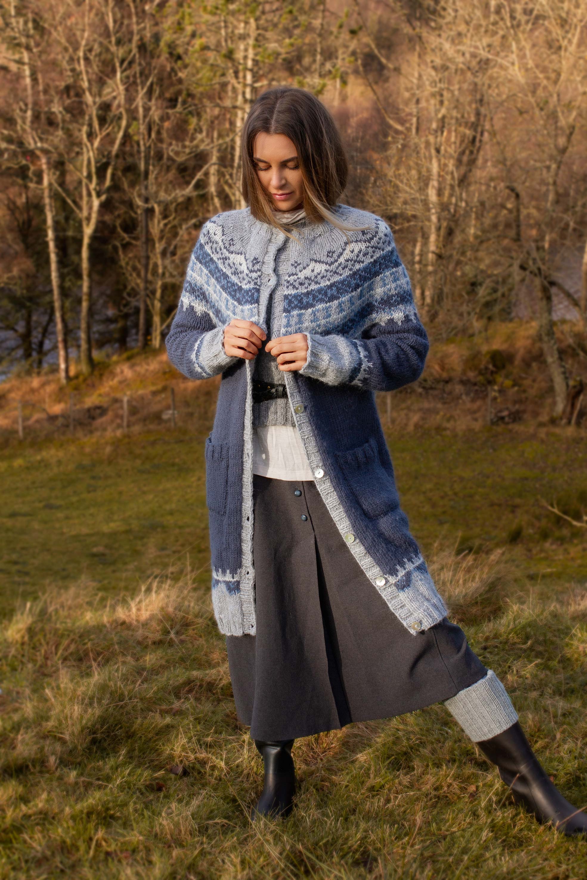 SIGGJO jakke gråblå