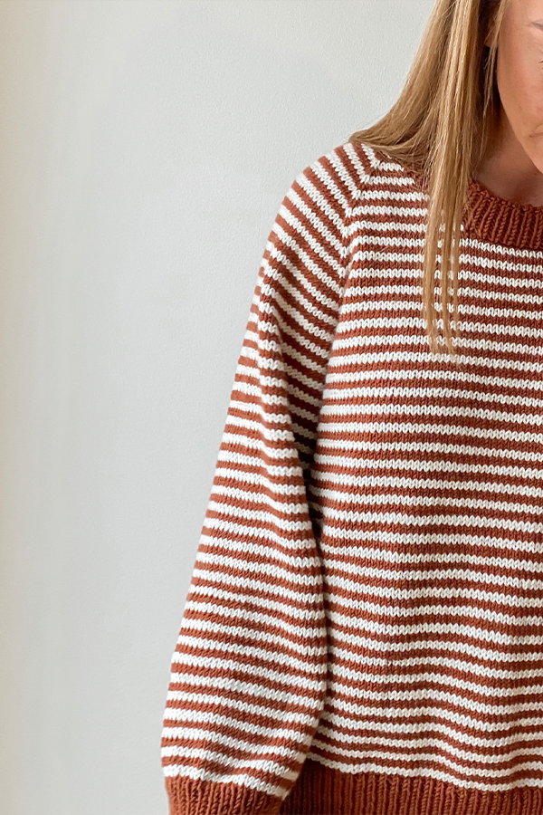 BARCODE SWEATER snow/autumn