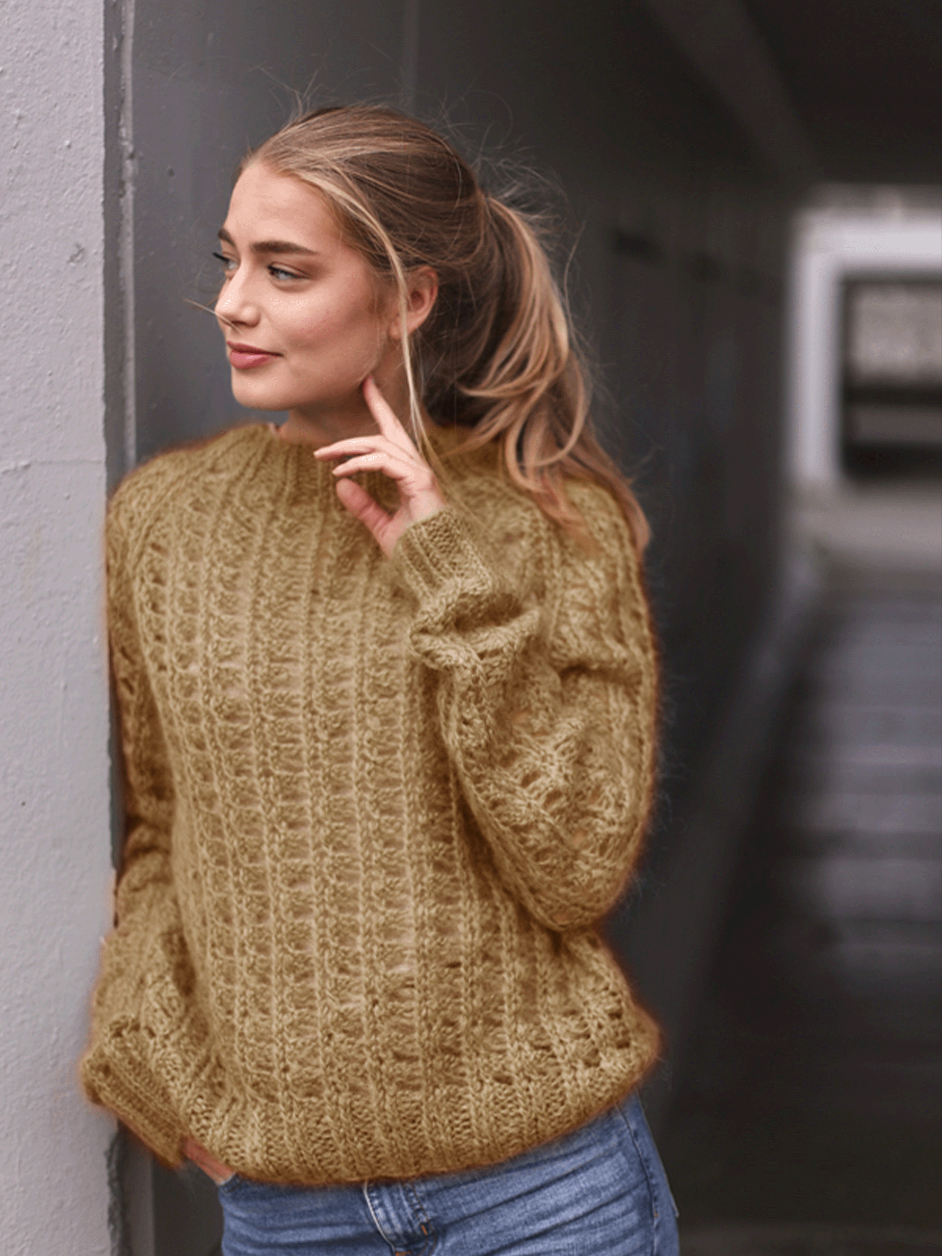SO HALLY sweater varm beige