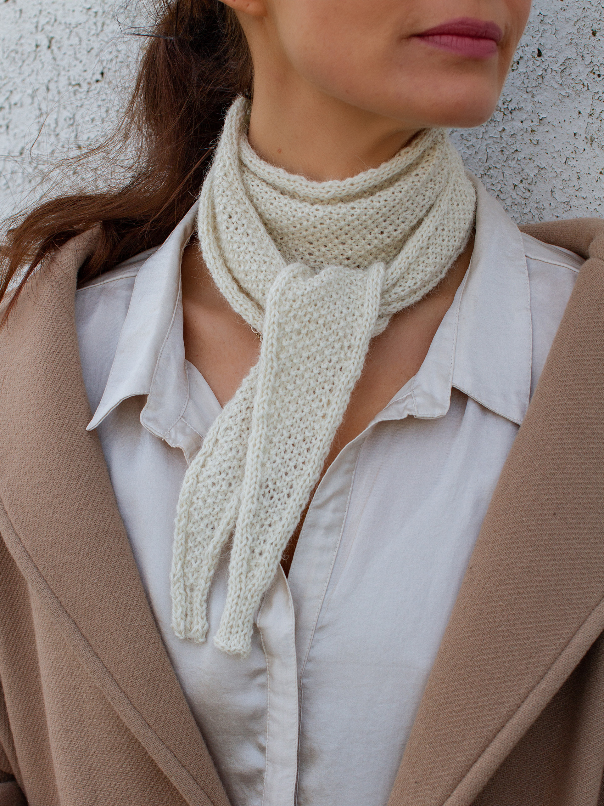 Softie scarf natur