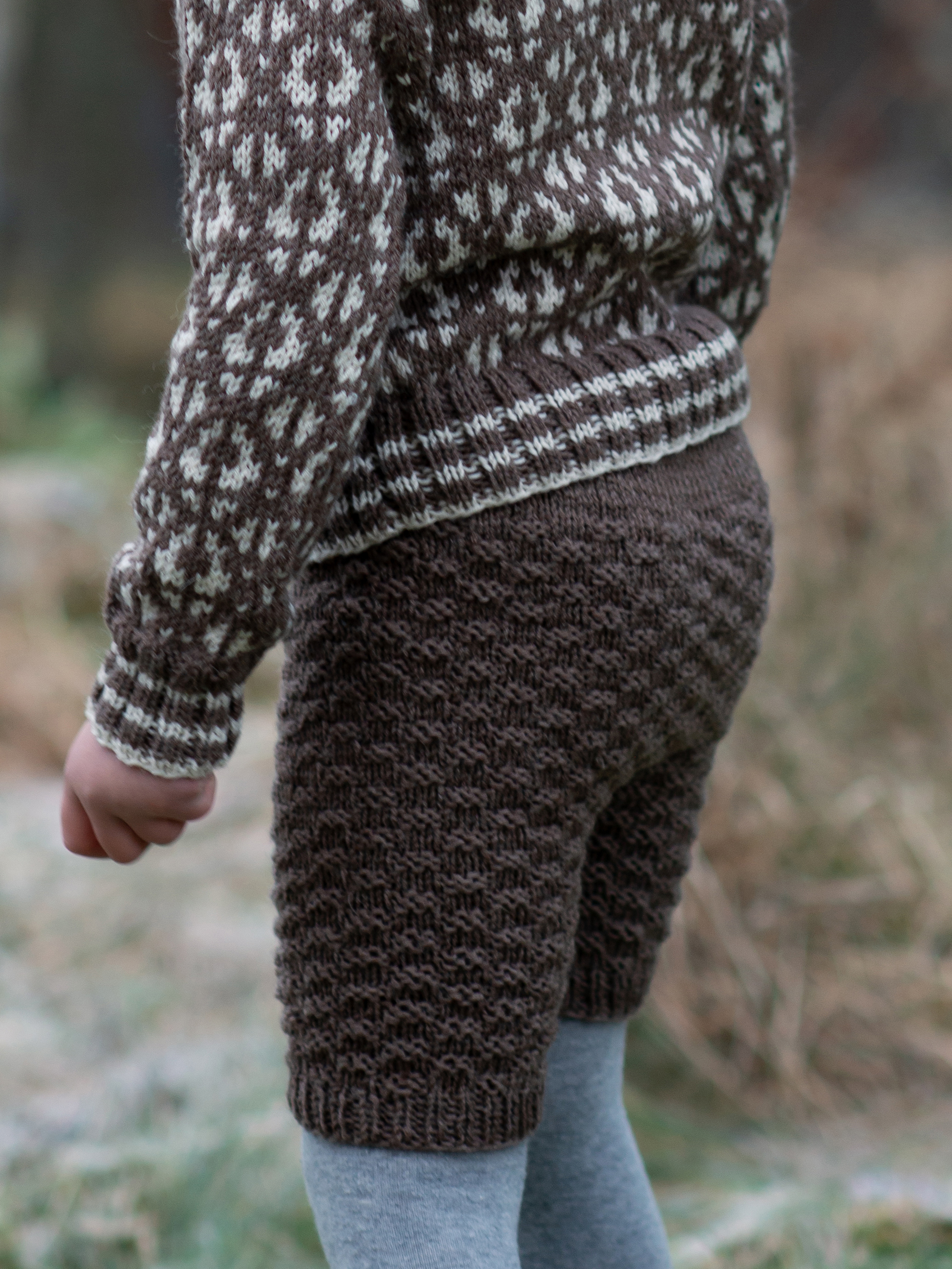 SPOR shorts brunmeleret