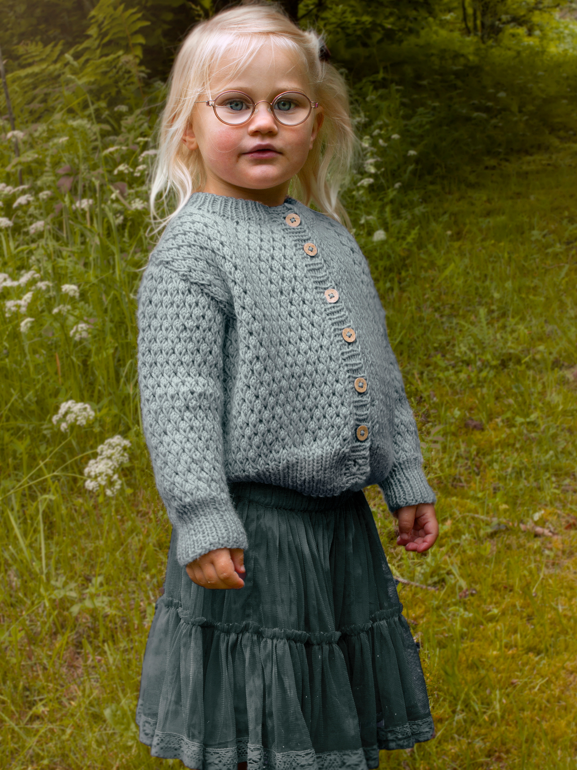 STAVA jakke ensfarvet lys petrol