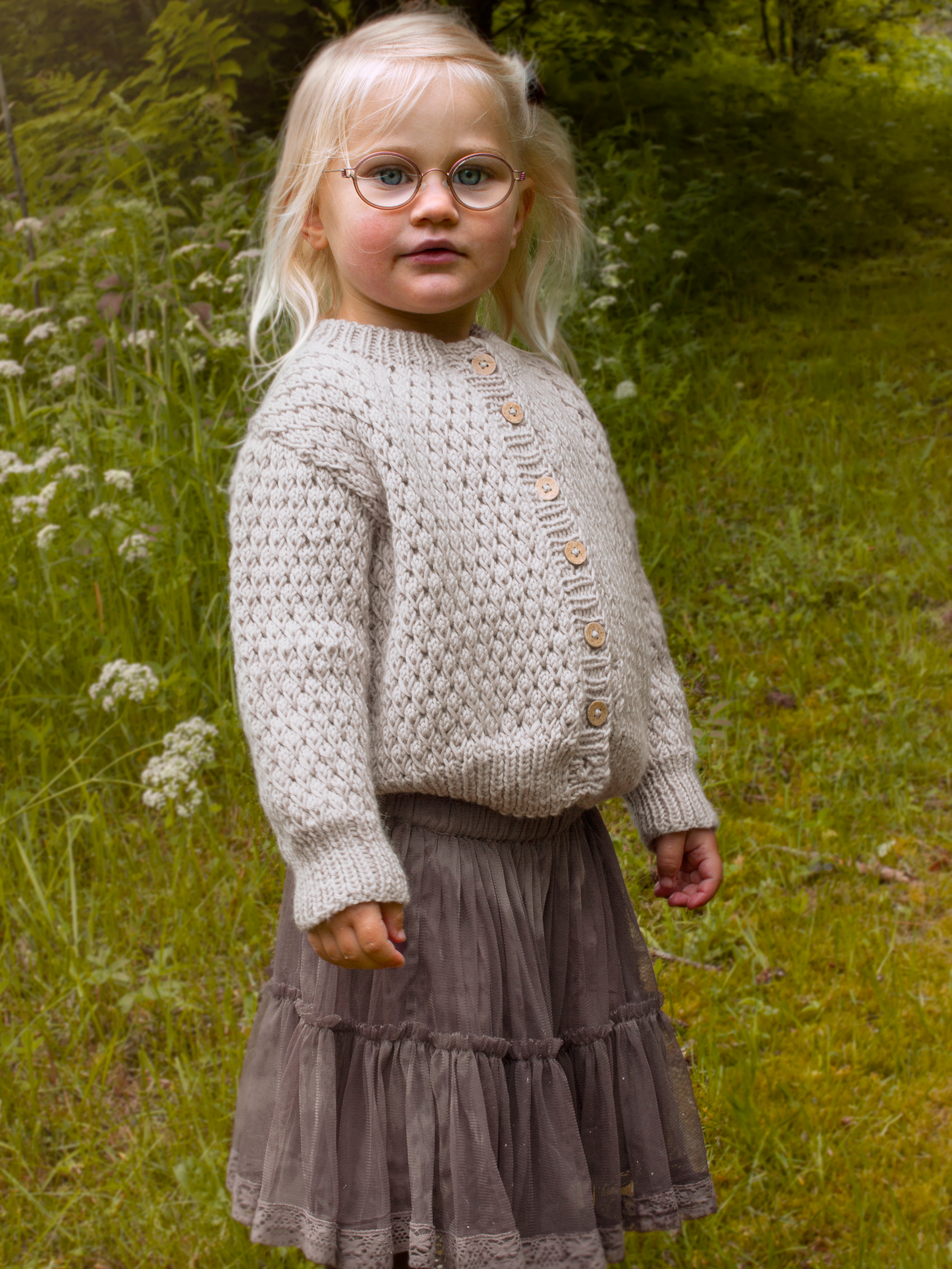 STAVA jakke ensfarvet kitt