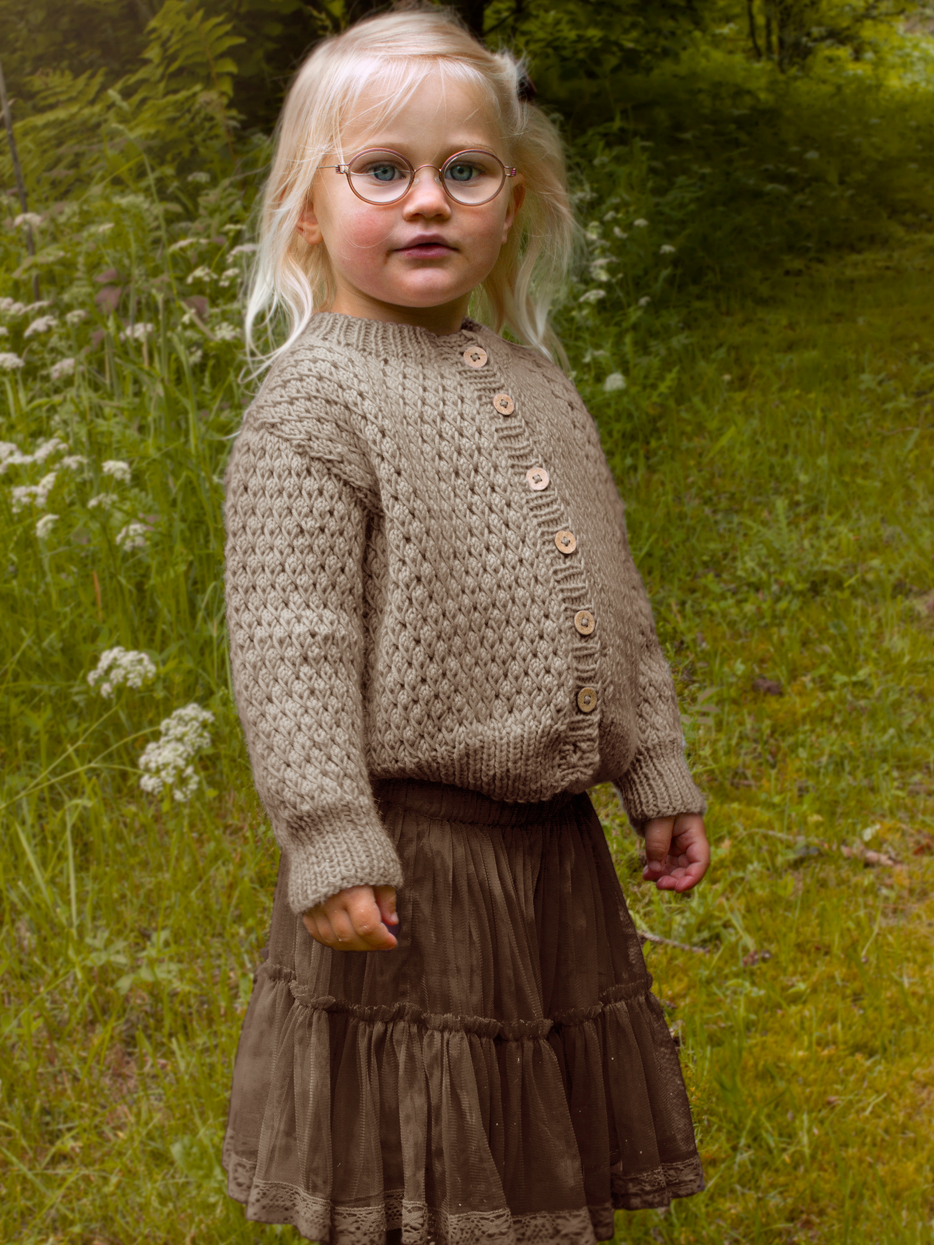 STAVA jakke ensfarvet beige