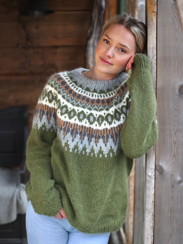 STEEN sweater grøn