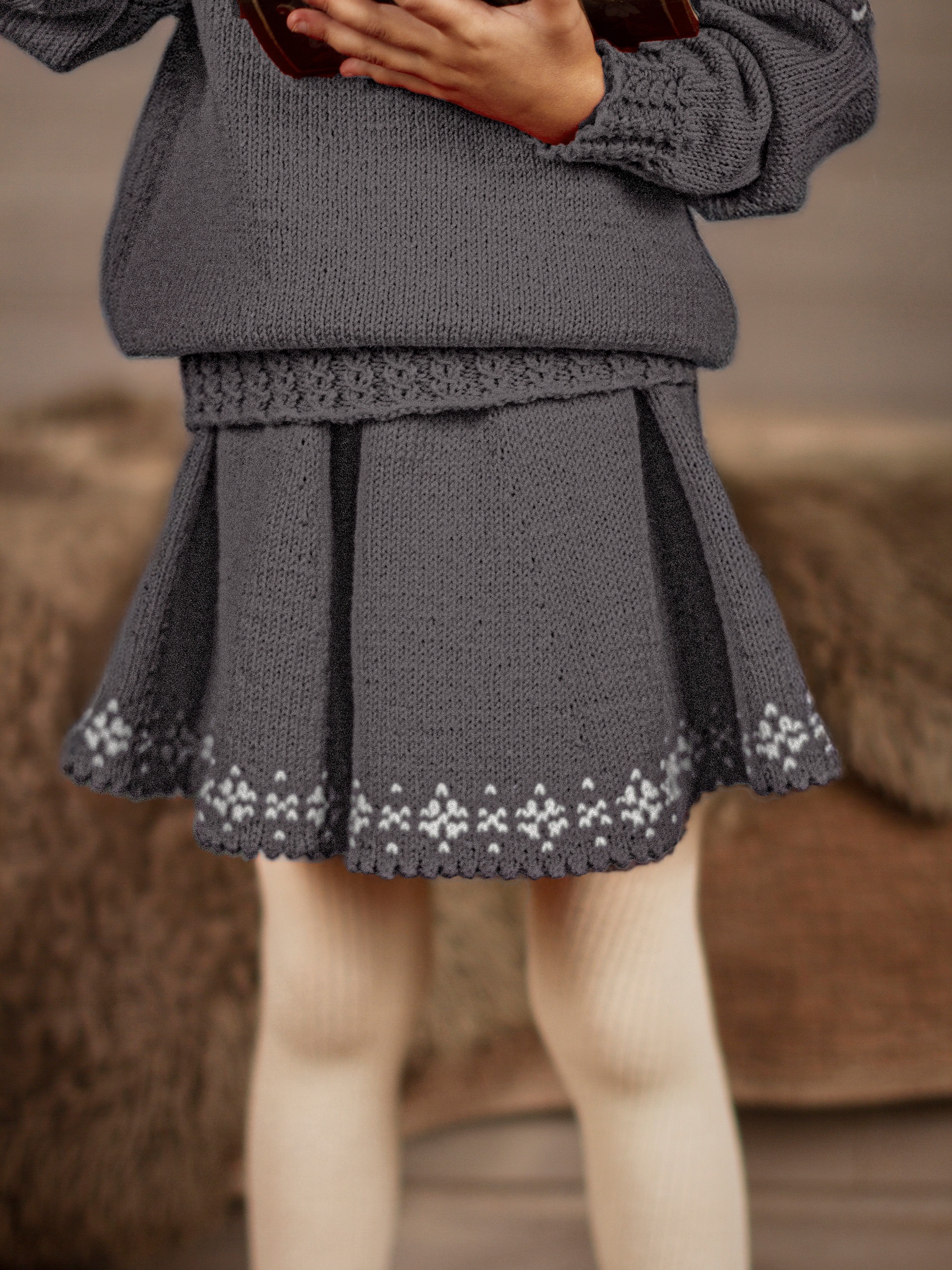 STJERNESKØRT koksgrå