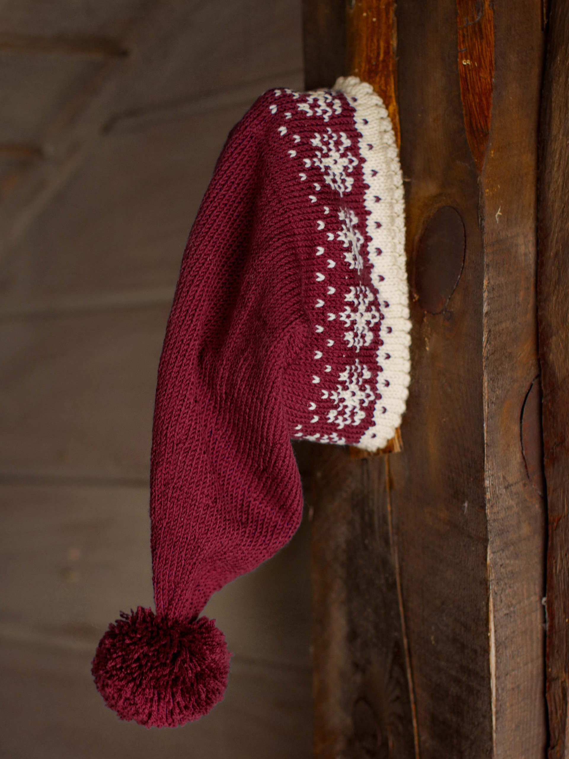 STJERNESKUDD lue burgunder-kitt (Woolevo)