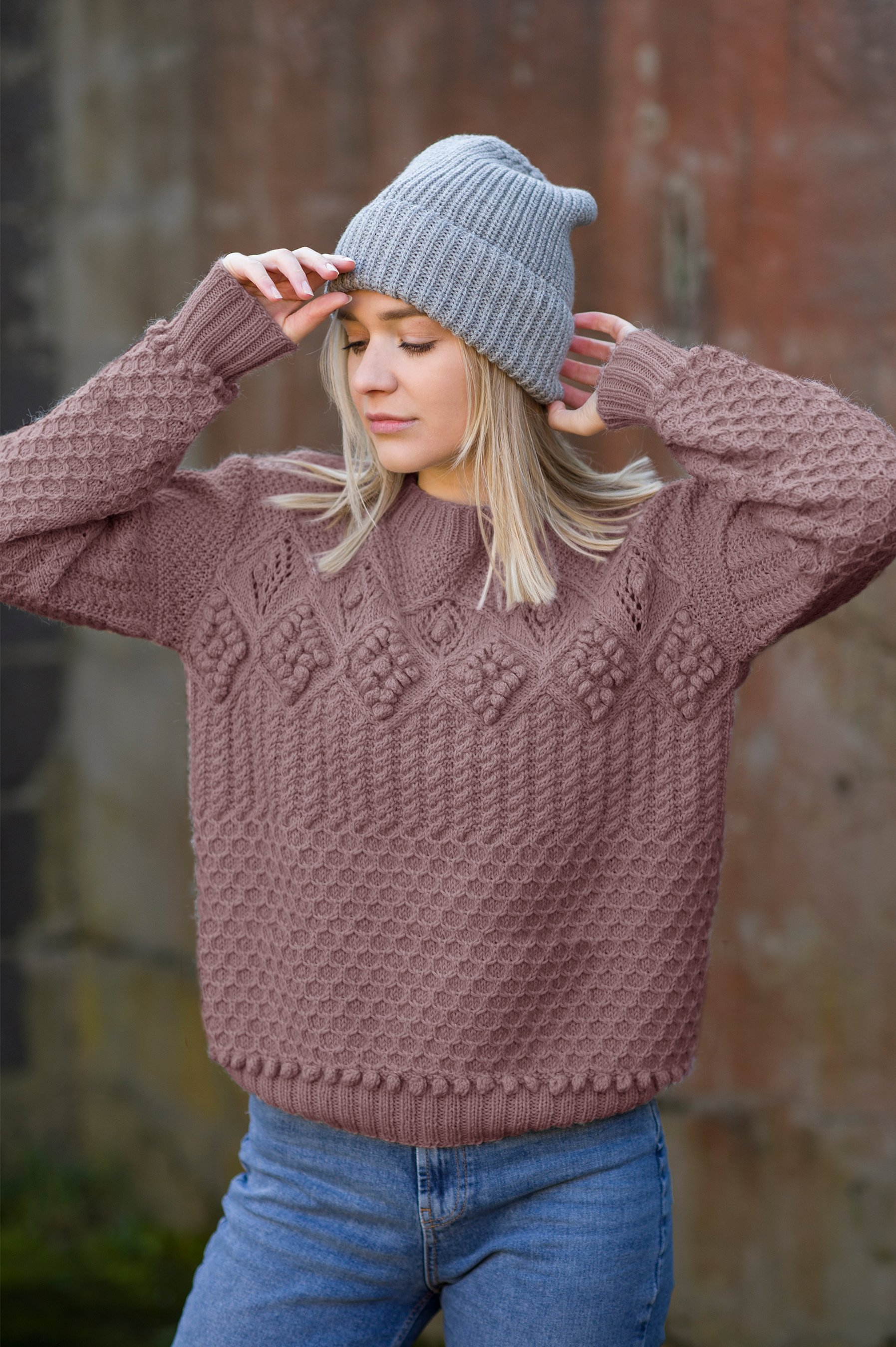 SUZANNE trøje dus grålilla