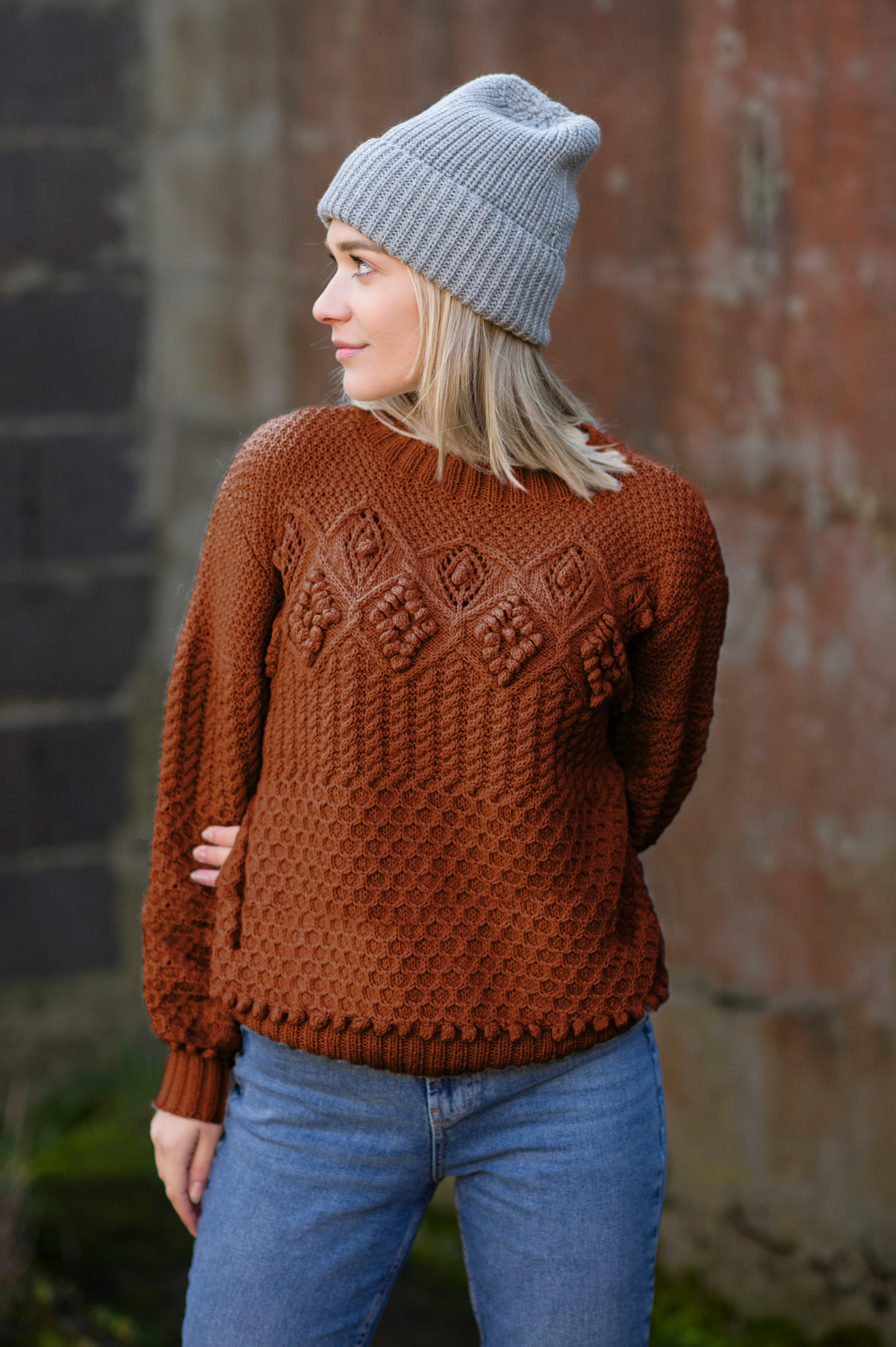 SUZANNE trøje rustbrun