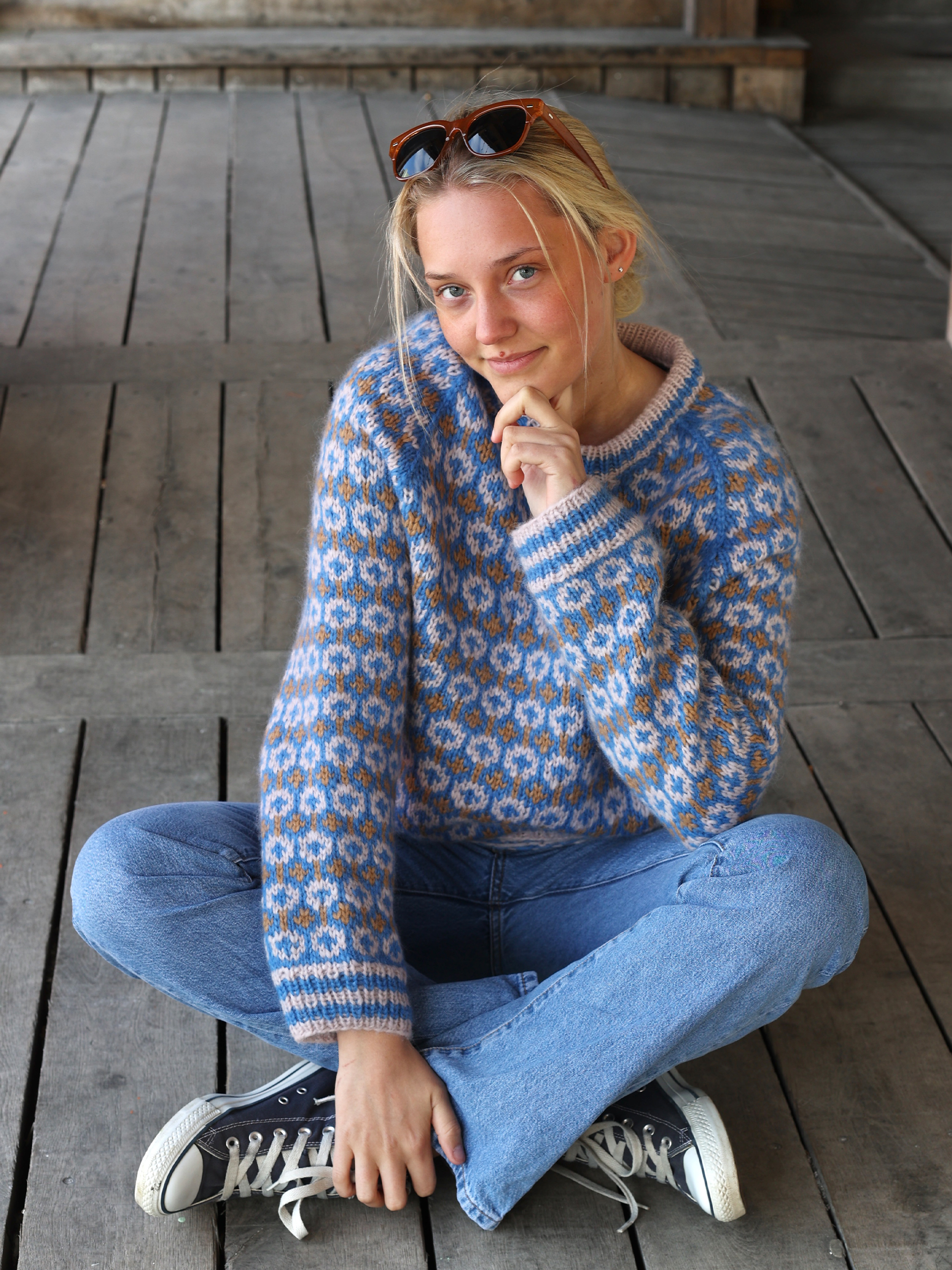 SVALASTOG KOS blå/beige