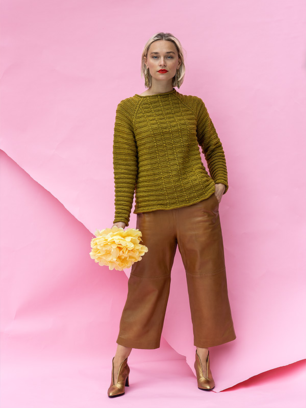 Sweater med snoninger