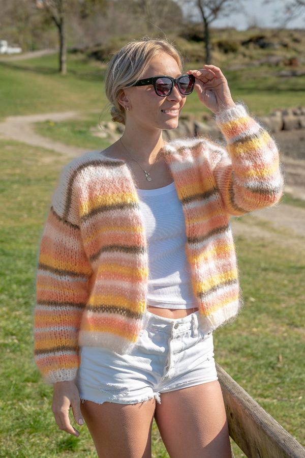 TAMARA cardigan lakserosa