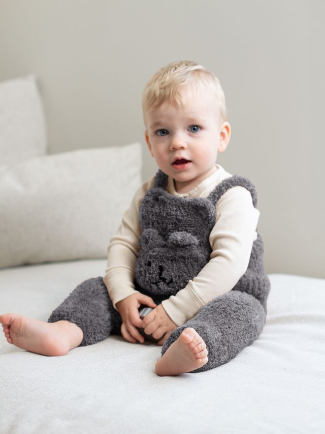 24024-L Teddy bukse grå