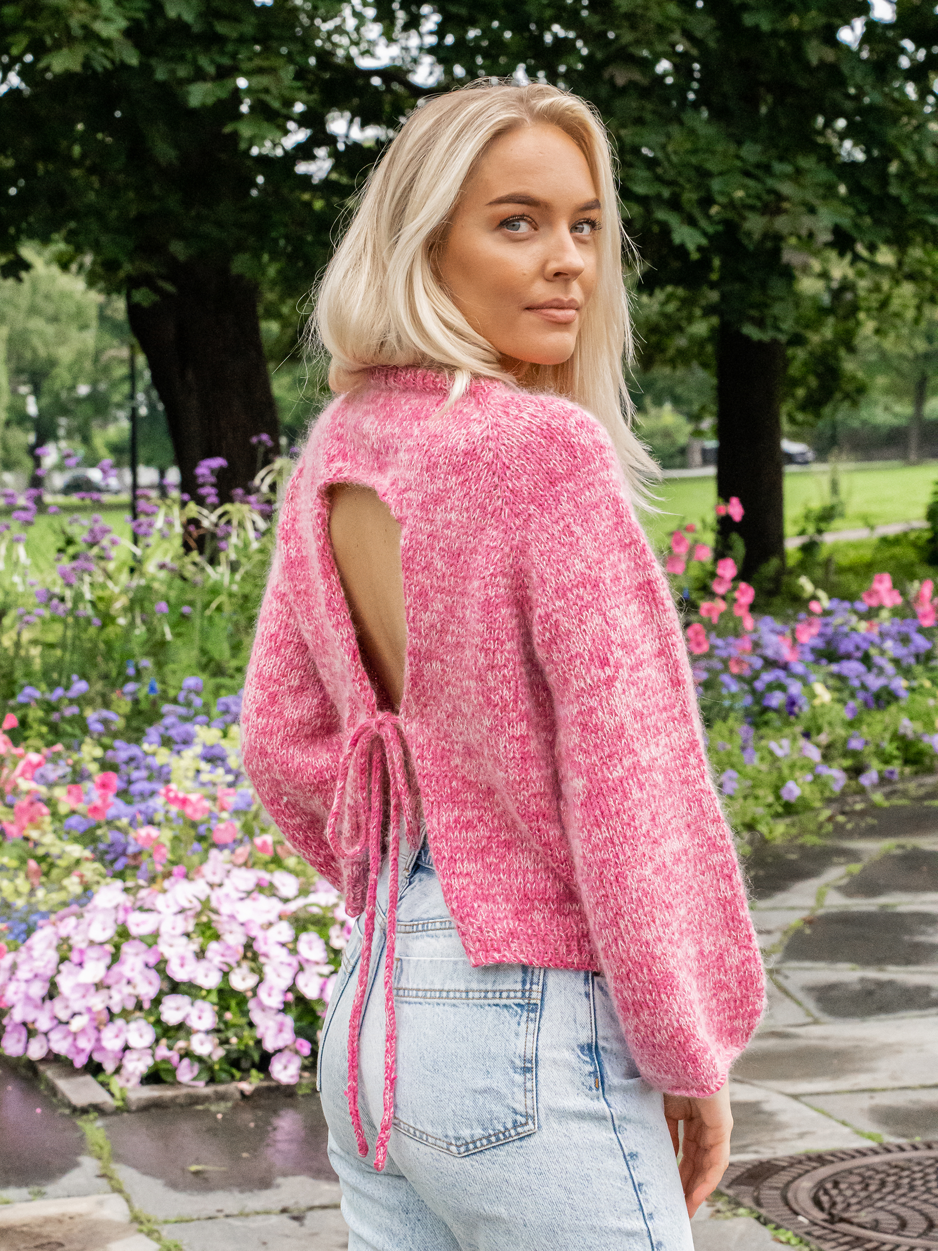 THE GRACE sweater rosa