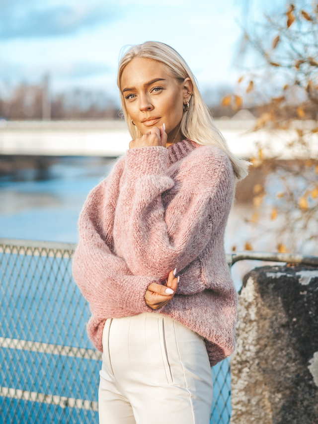 THE BASIC sweater pulverrosa