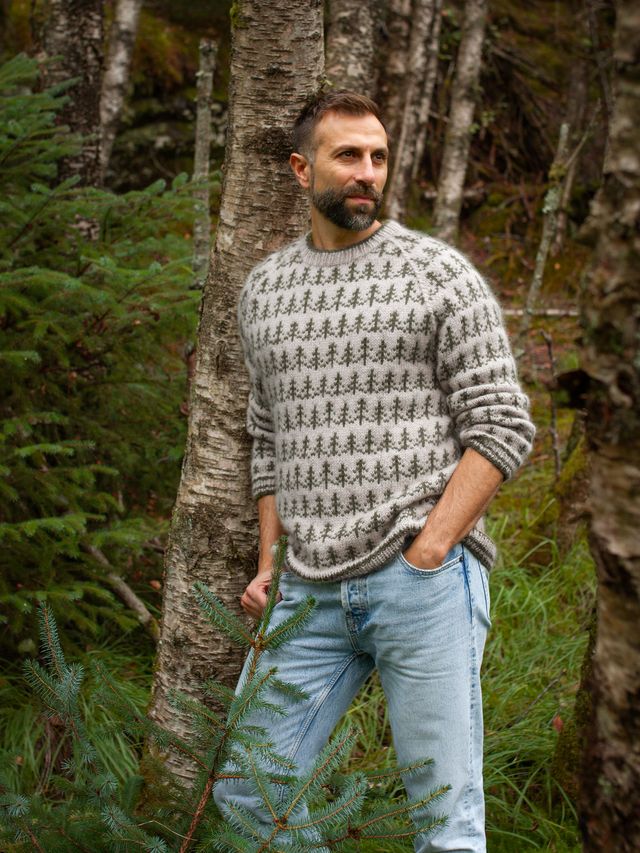 424K-10a TREETOP bluse herre