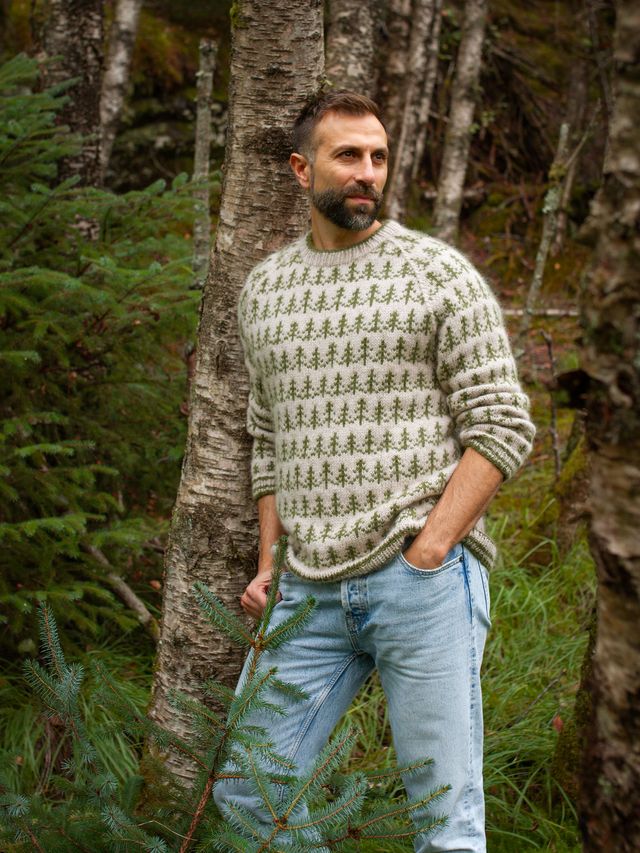 424K-10c TREETOP bluse herre