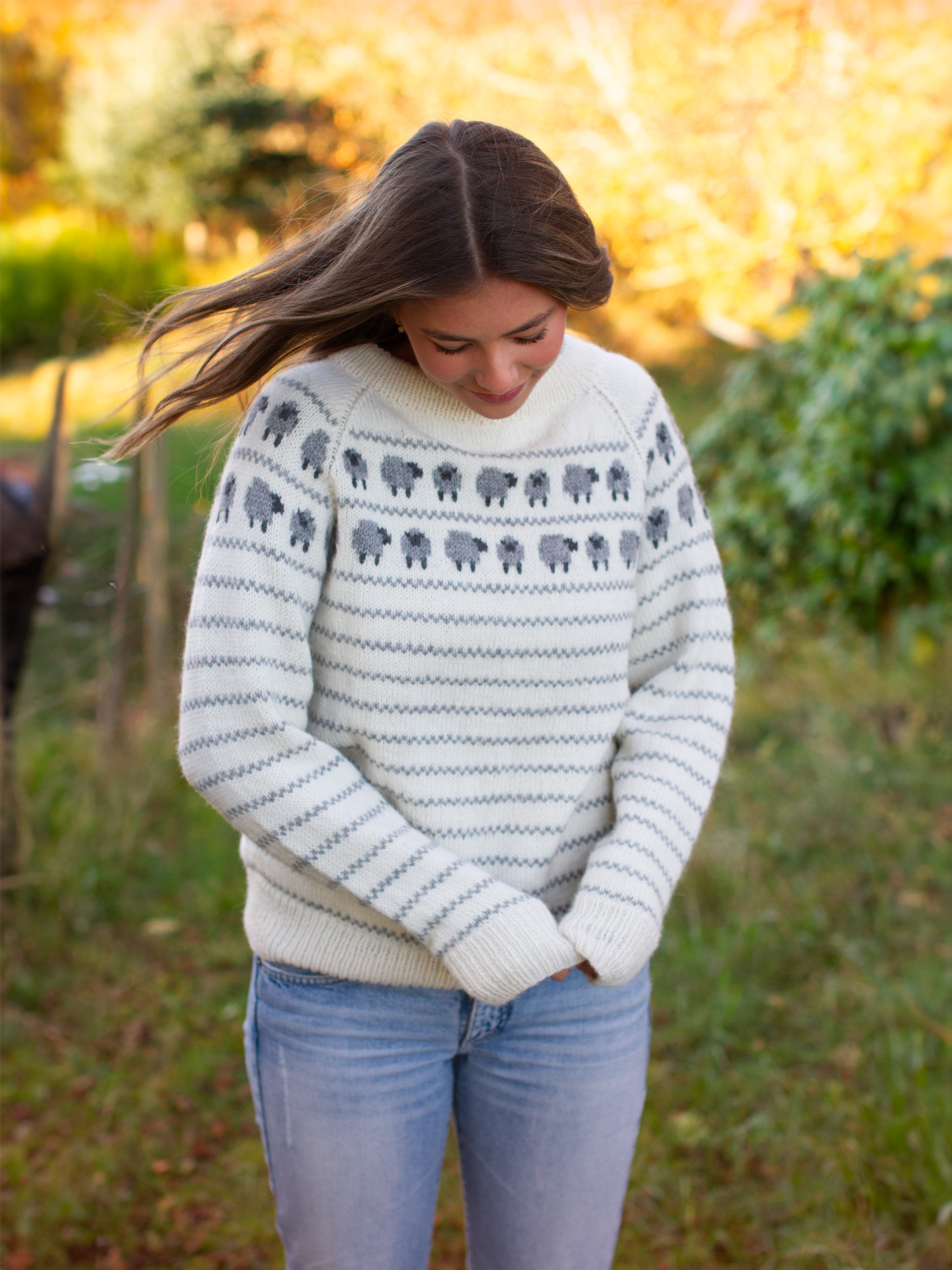 ULLAN genser voksen natur