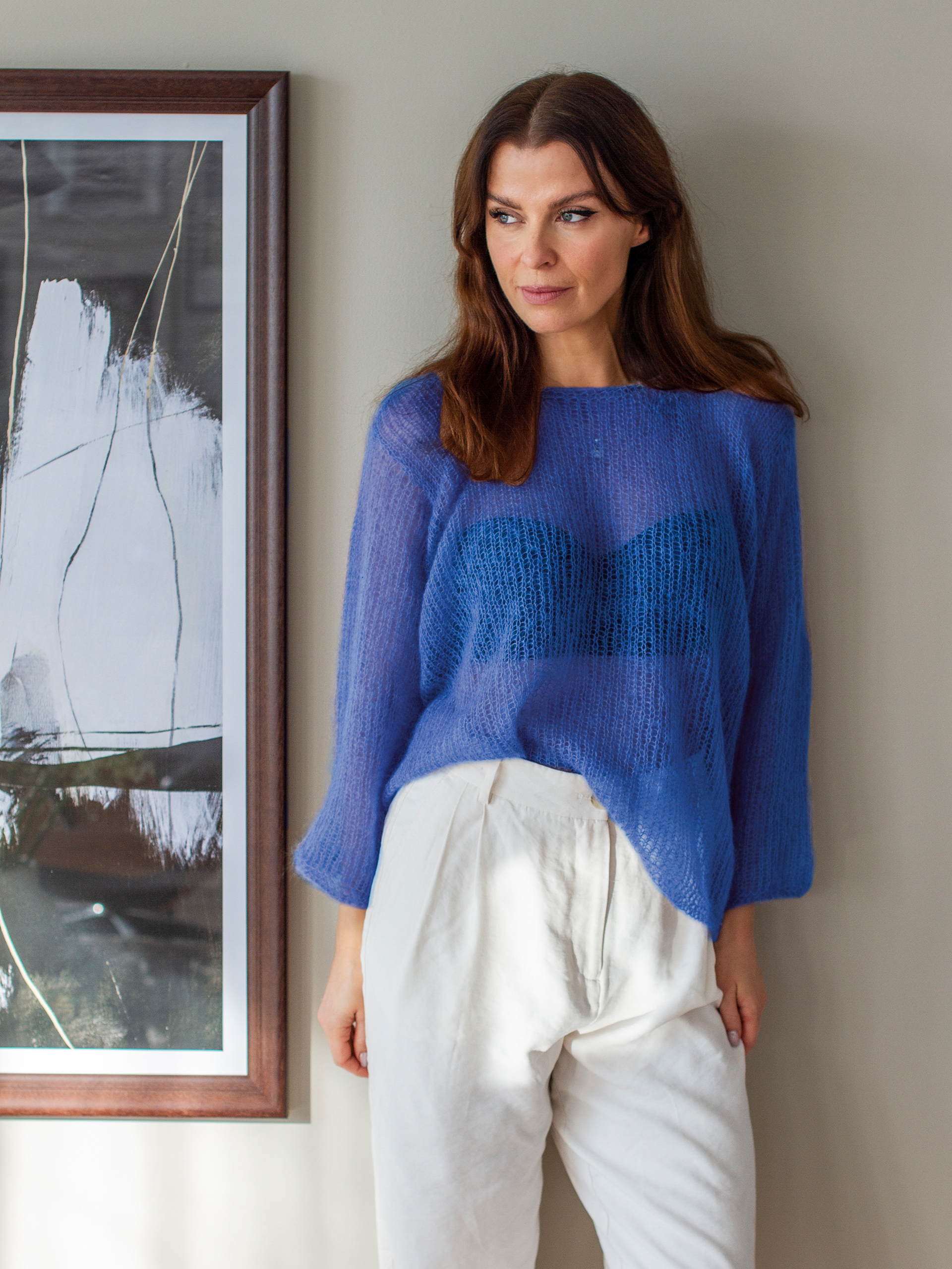 UNISONO sweater blå