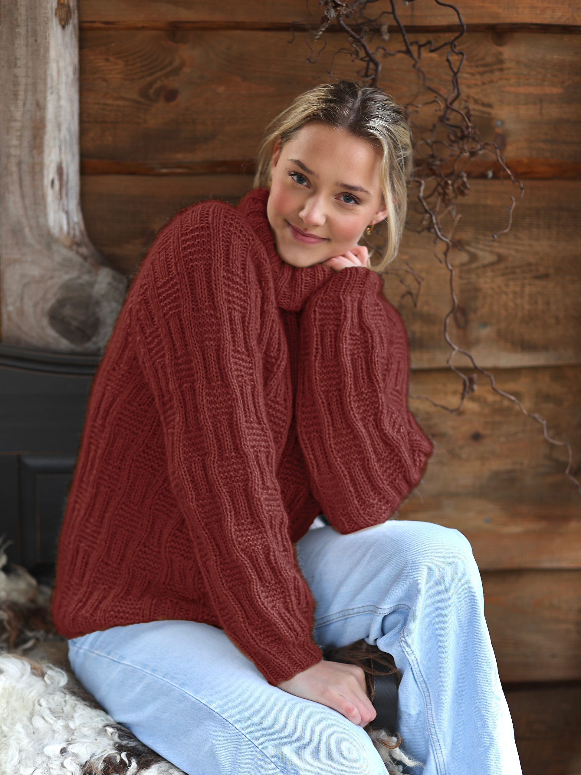 VAGA sweater bordeaux
